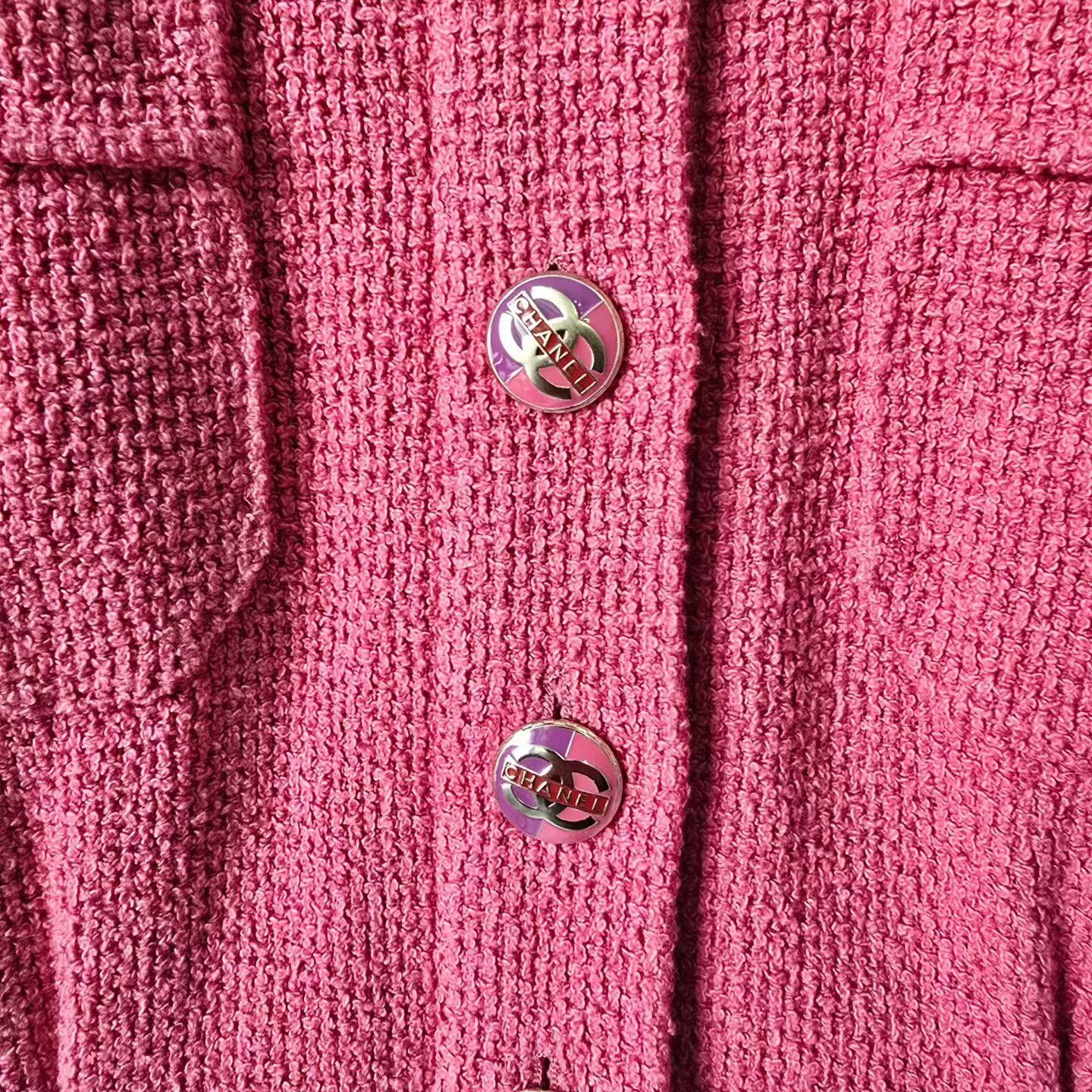 Chanel pink woven romper by Chanel Size 40" / US 18 - 3 Thumbnail