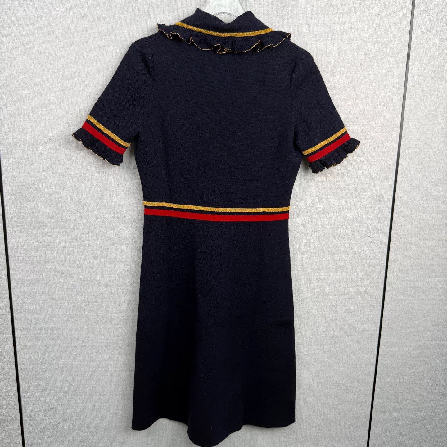 Gucci gucci ruffle pearl button knit dress Size S / US 4 / IT 40 - 2 Thumbnail