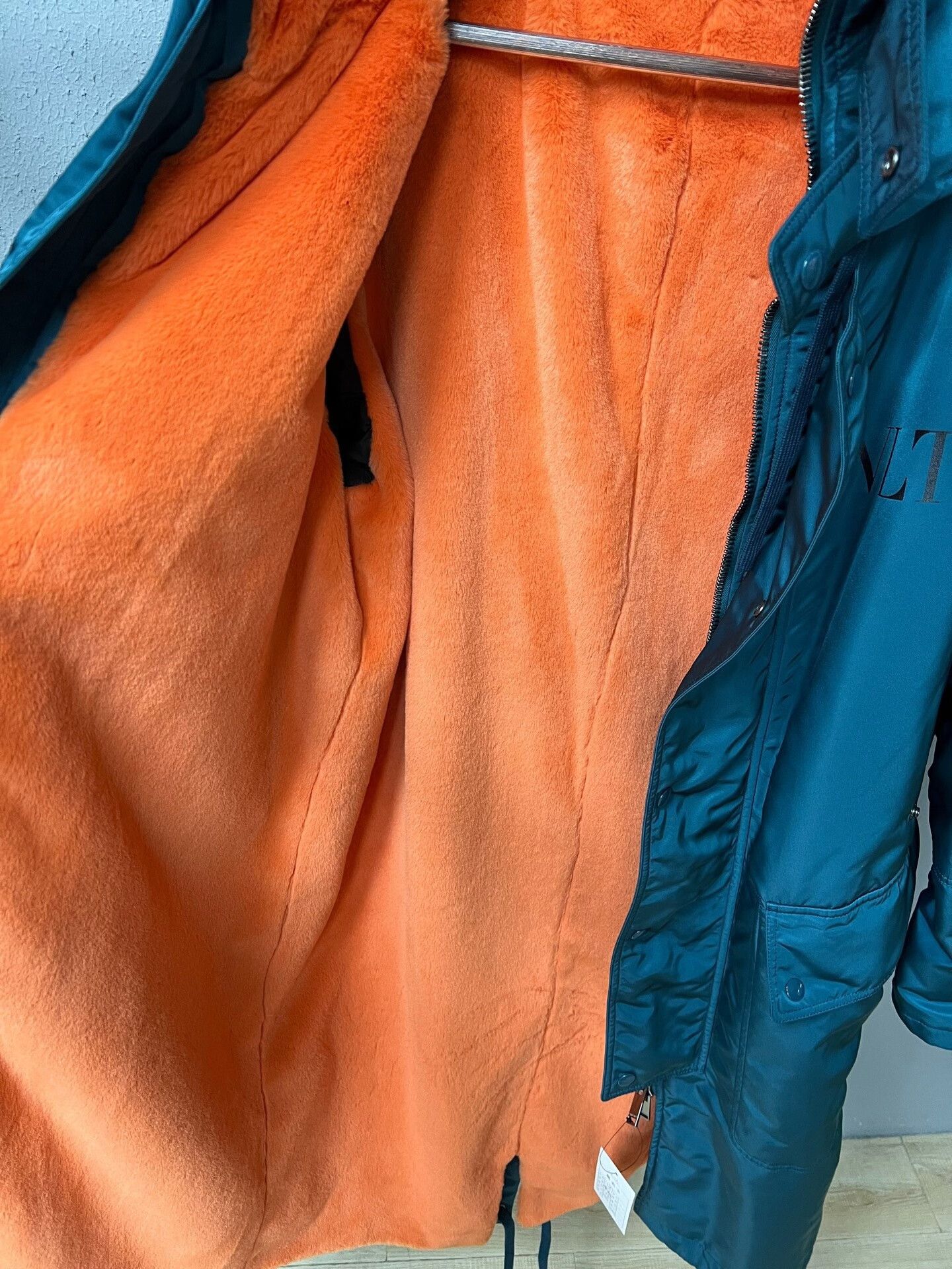 Valentino valentino lake blue parka with fleece lining Size US L / EU 52-54 / 3 - 3 Thumbnail