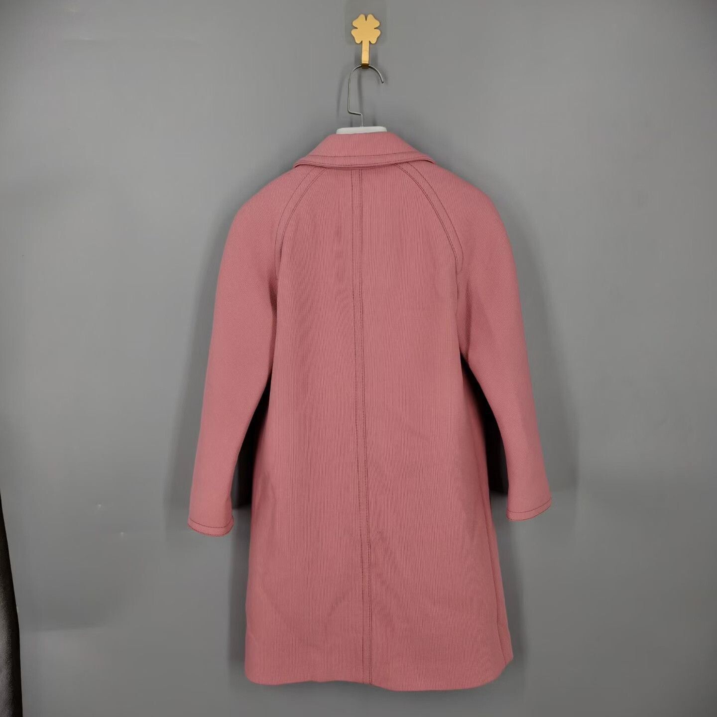 Gucci pink wool coat with pearl buttons Size S / US 4 / IT 40 - 2 Thumbnail