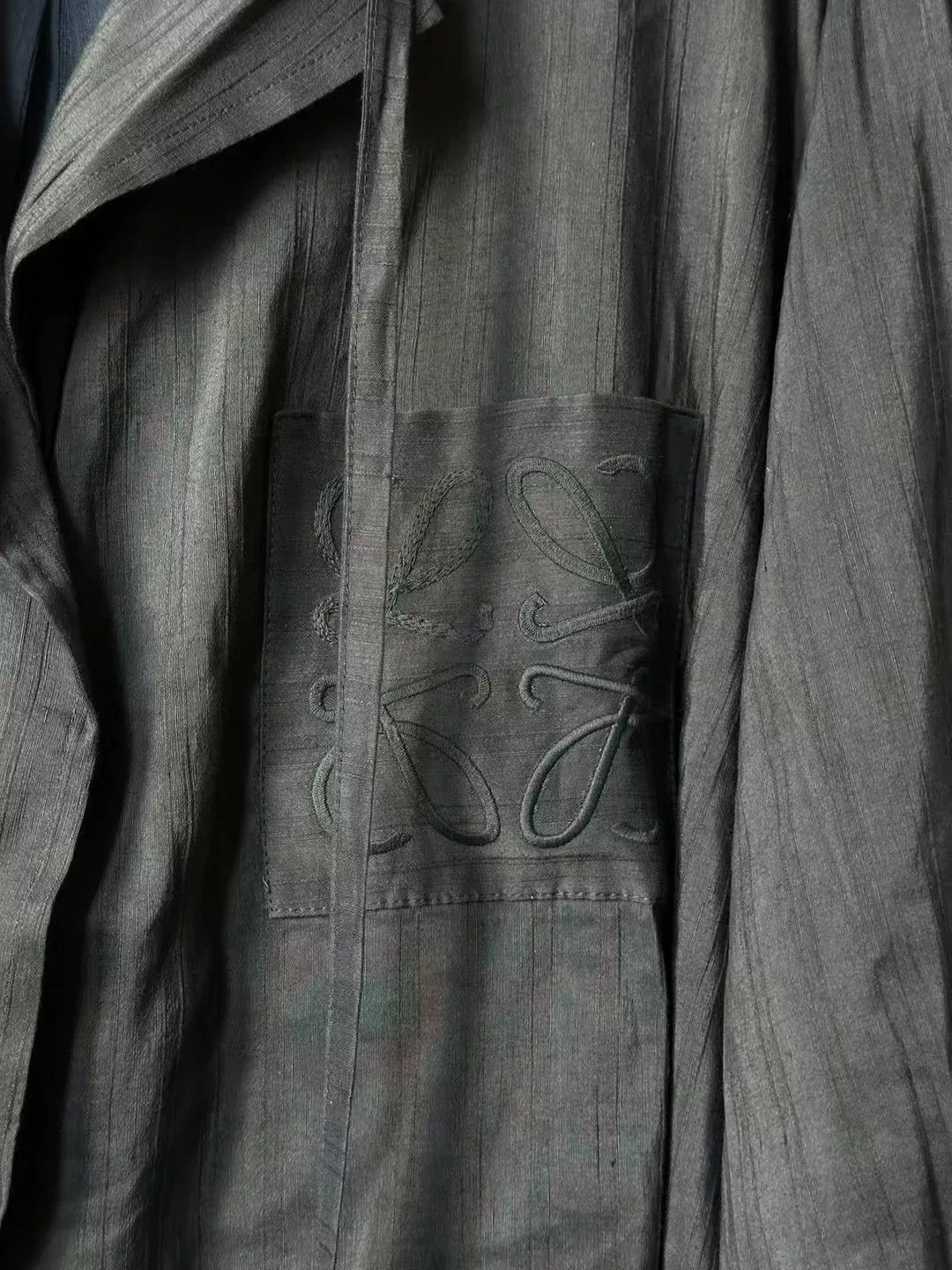 Loewe loewe black blue logo linen shirt Size US XXS / EU 40 - 3 Thumbnail