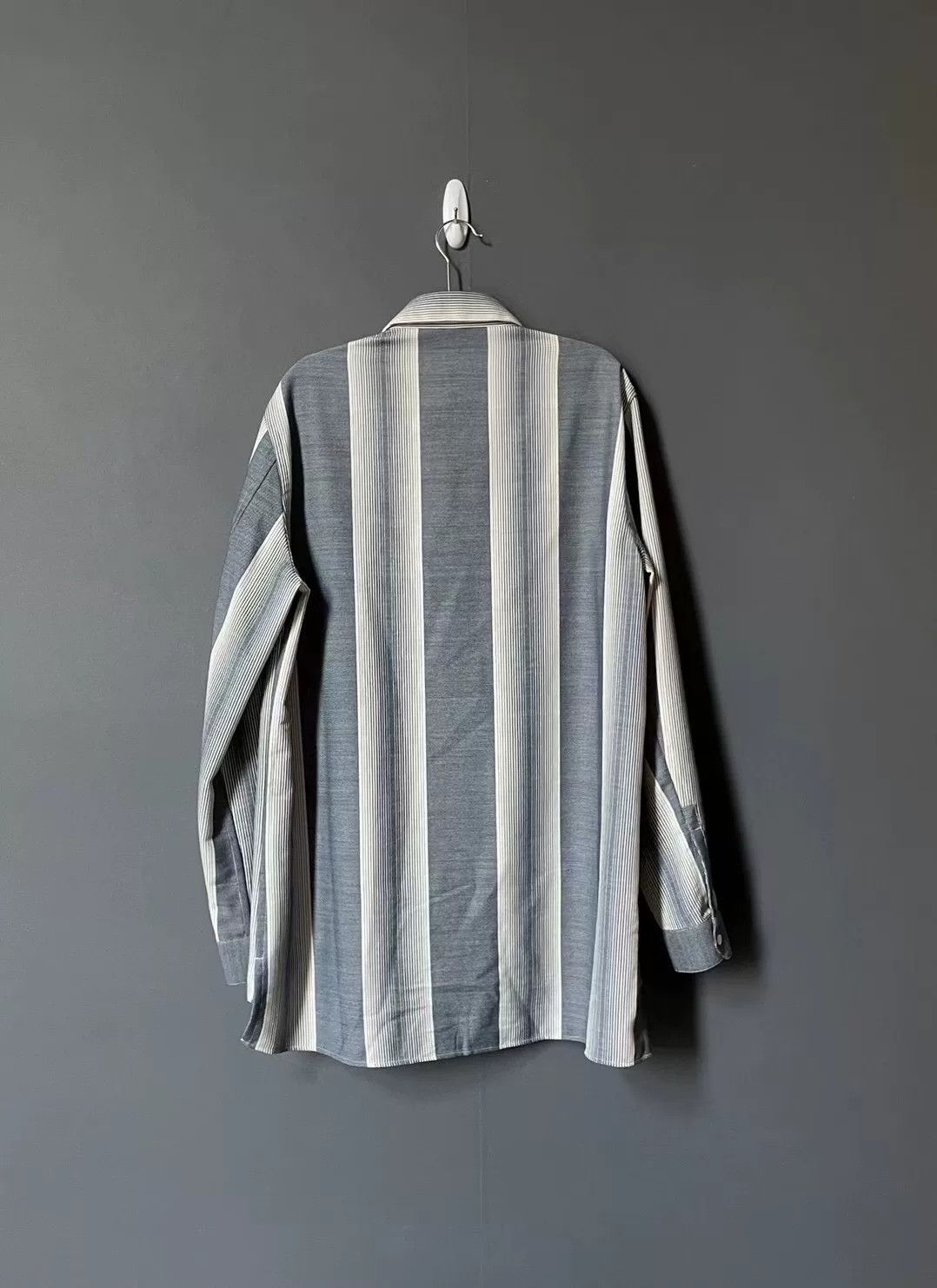 Loewe loewe striped leather tag shirt Size US L / EU 52-54 / 3 - 2 Thumbnail