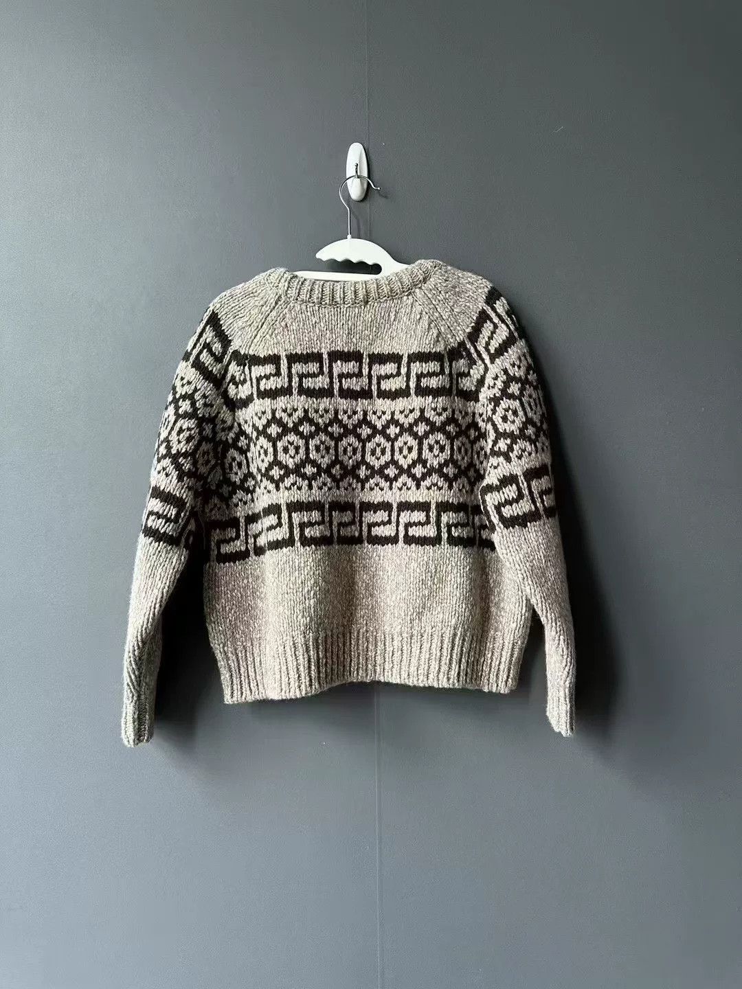 Celine celine brown small check high-neck sweater Size XS / US 0-2 / IT 36-38 - 2 Thumbnail