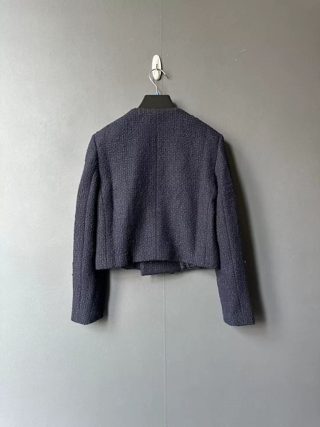 Celine celine navy double-breasted wool coat Size XS / US 0-2 / IT 36-38 - 2 Thumbnail