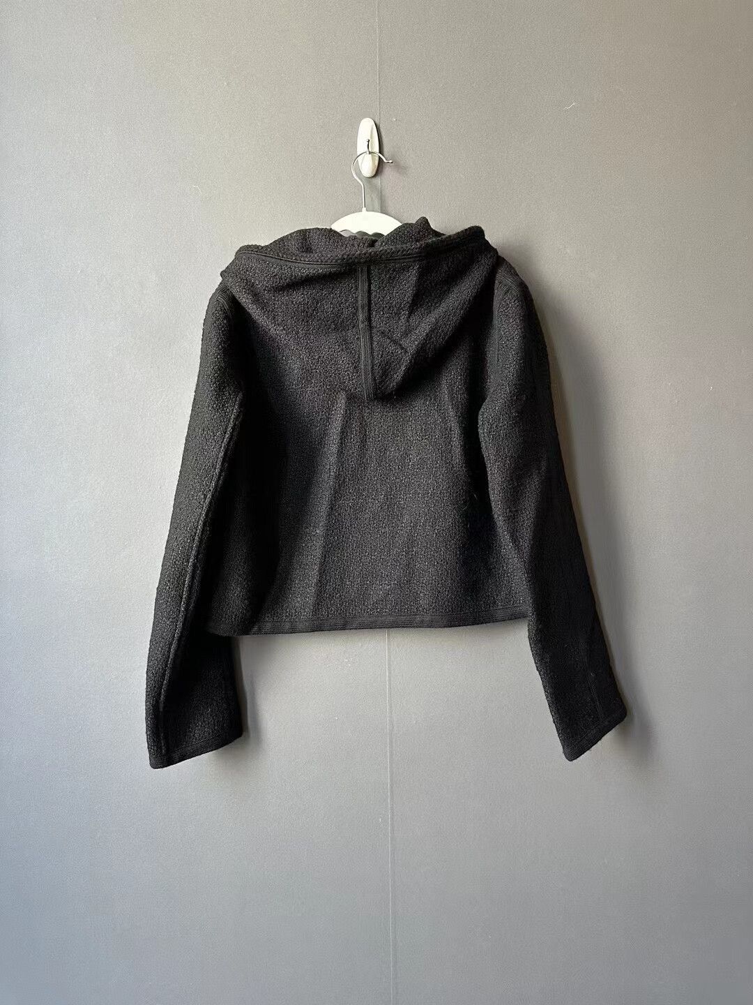 Celine celine black hooded coat Size S / US 4 / IT 40 - 2 Thumbnail