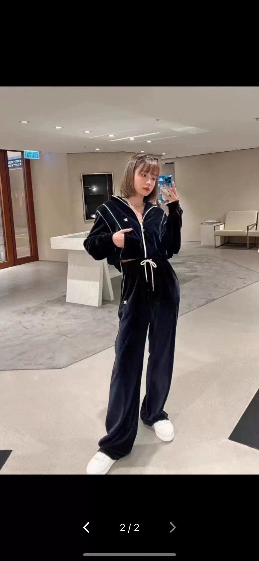 Celine celine black velvet zip-up jacket Size S / US 4 / IT 40 - 7 Thumbnail
