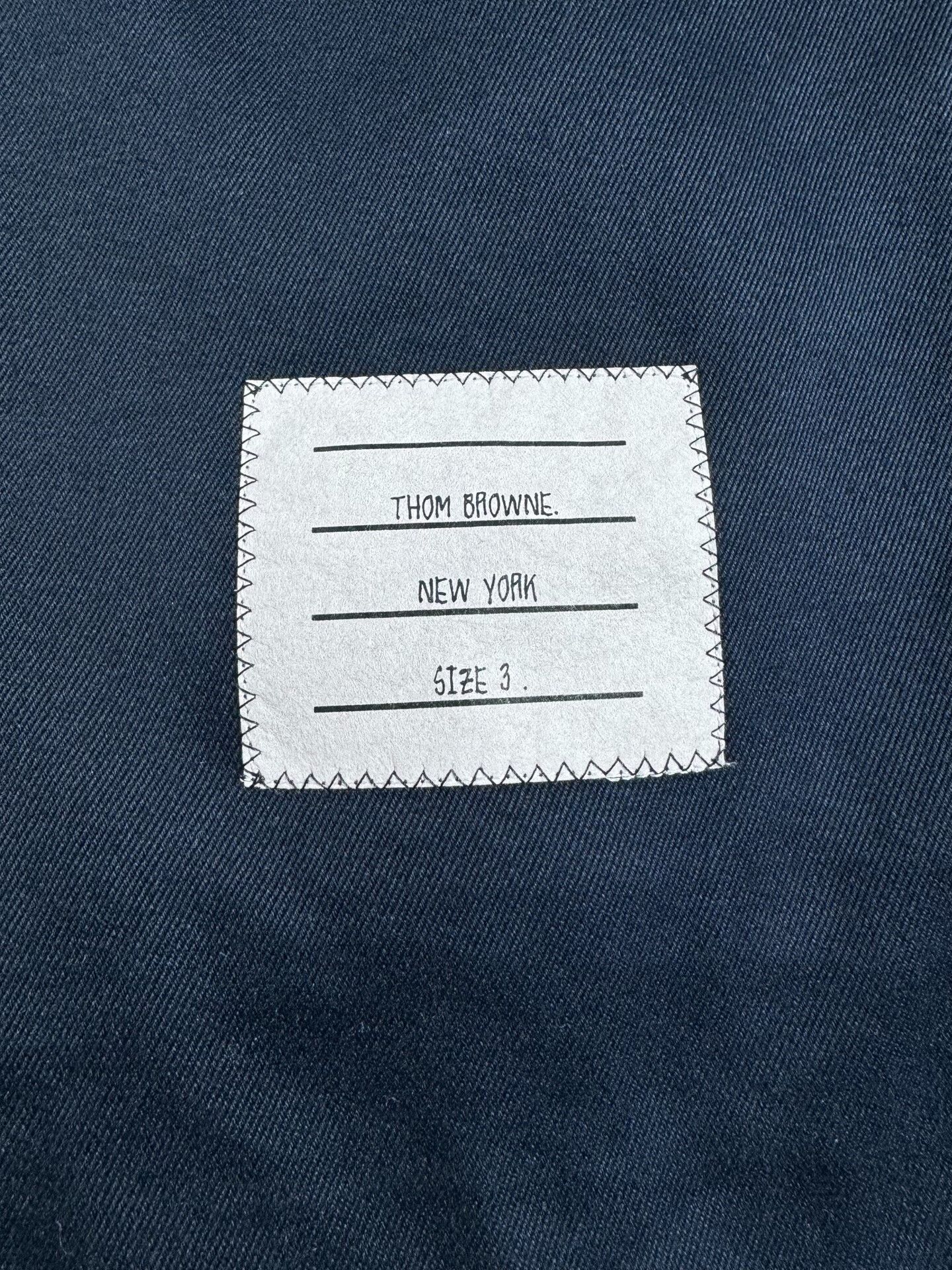 Thom Browne Thom Browne Navy Blazer with Stripe Detail Size US M / EU 48-50 / 2 - 3 Thumbnail