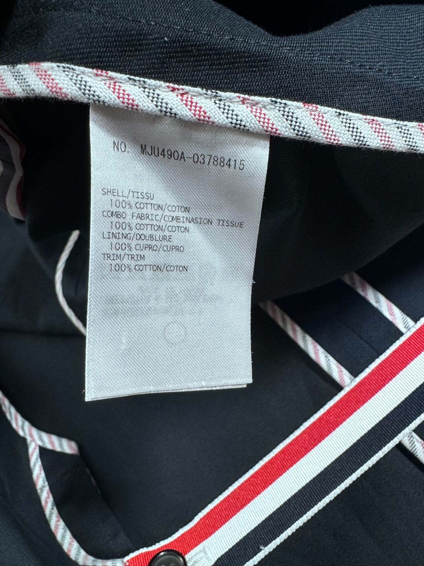Thom Browne Thom Browne Navy Blazer with Stripe Detail Size US M / EU 48-50 / 2 - 7 Thumbnail