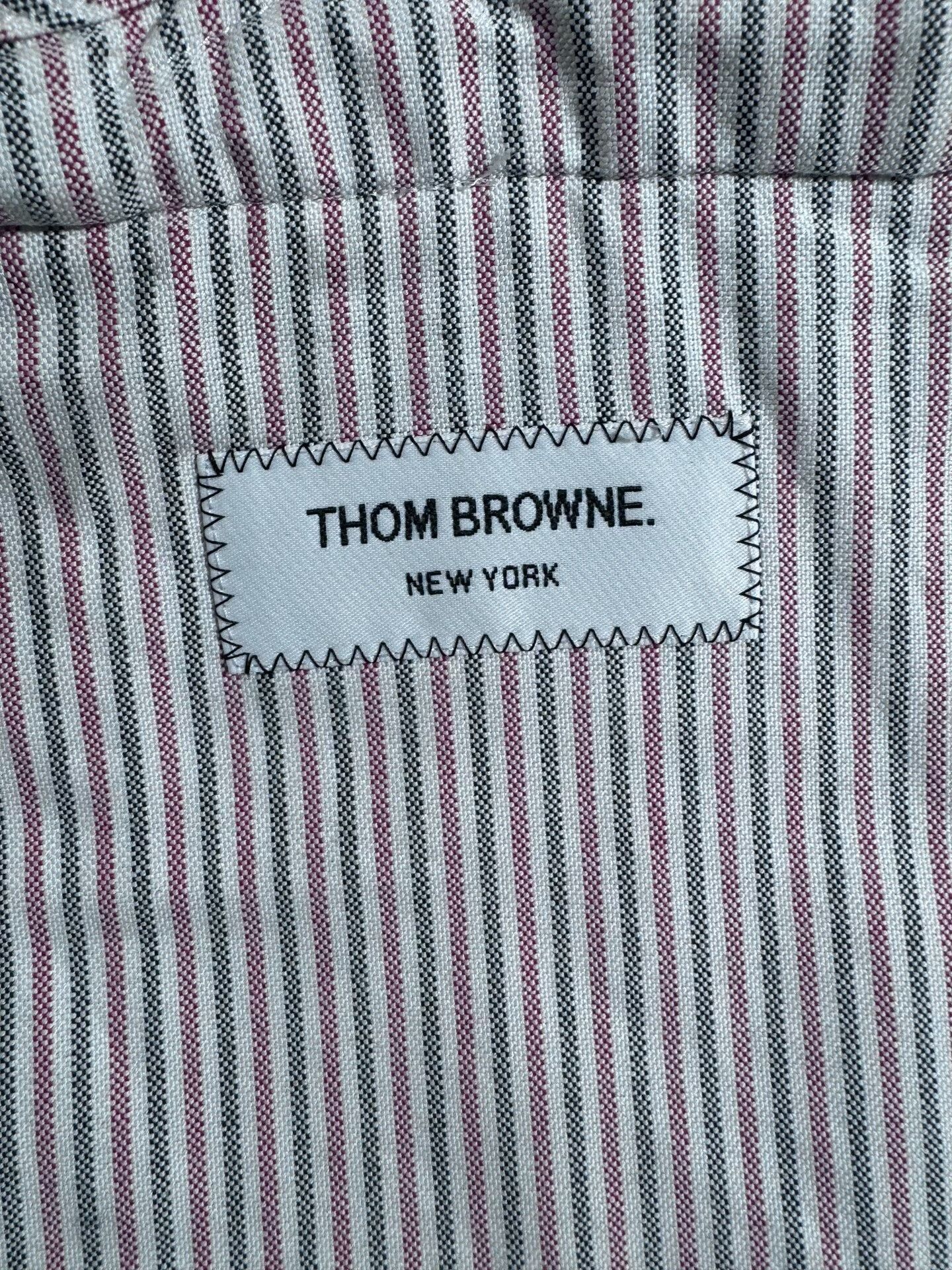 Thom Browne Thom Browne Navy Blazer with Stripe Detail Size US M / EU 48-50 / 2 - 6 Thumbnail