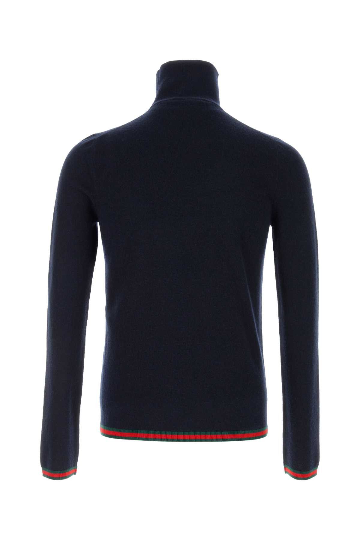 Gucci Midnight Blue Cashmere Sweater Size US L / EU 52-54 / 3 - 2 Thumbnail