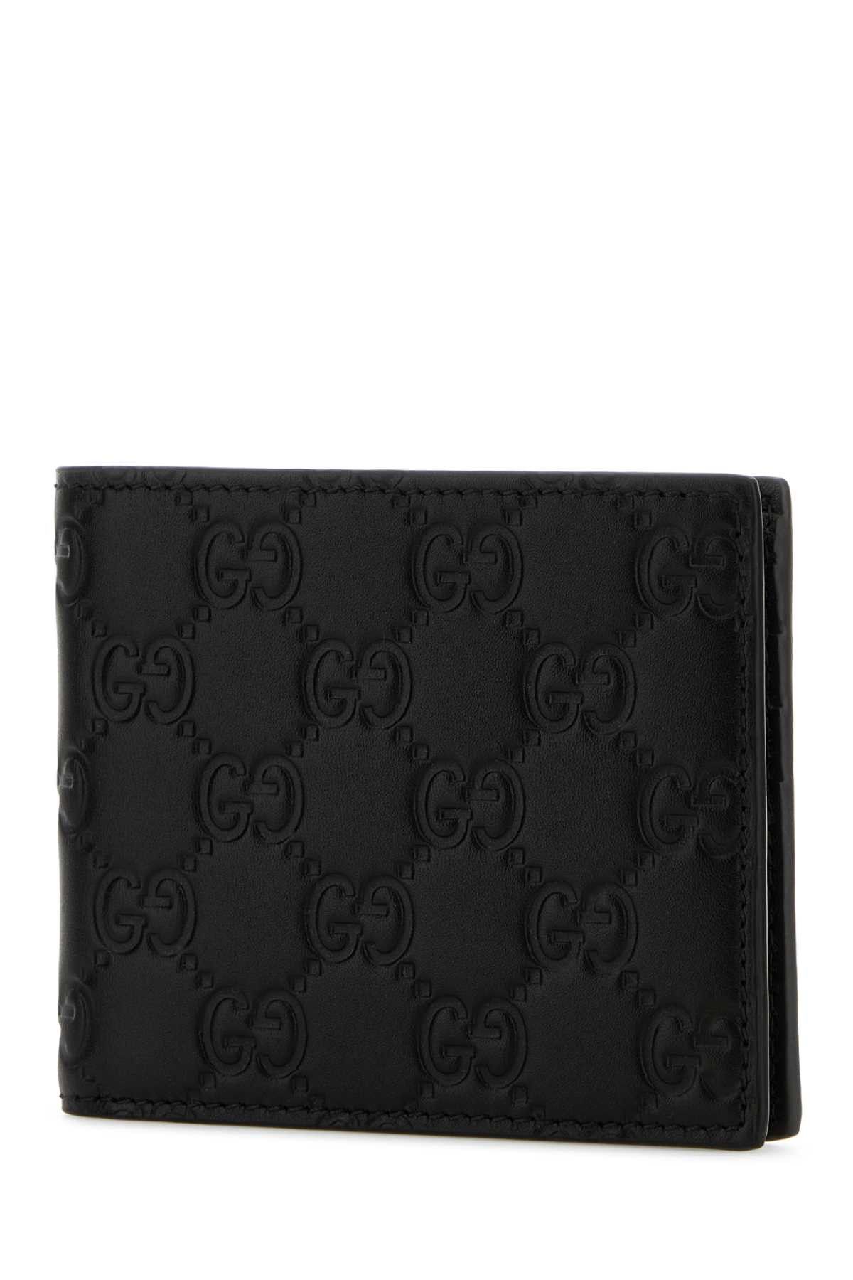 Gucci Black Leather Wallet Size ONE SIZE - 2 Thumbnail