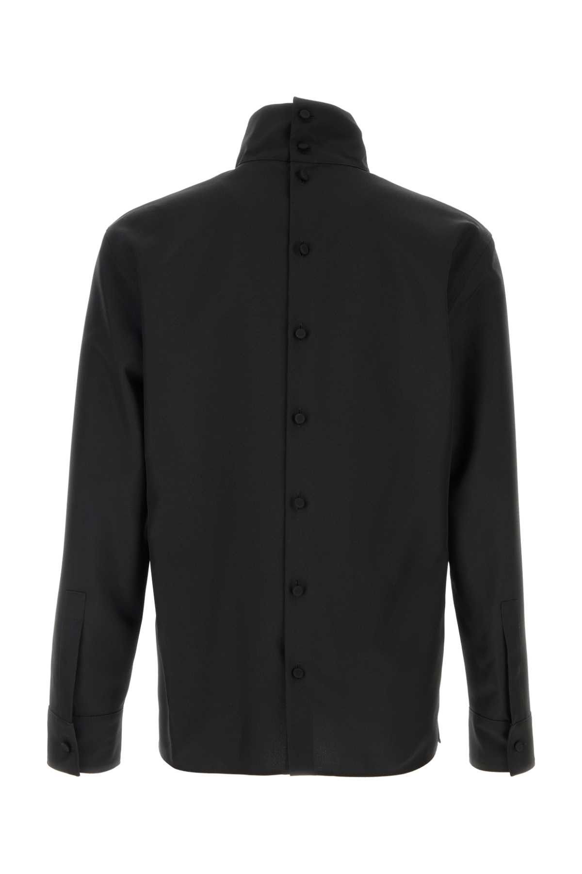 Gucci Black Tech Panama Shirt Size US XL / EU 56 / 4 - 2 Thumbnail