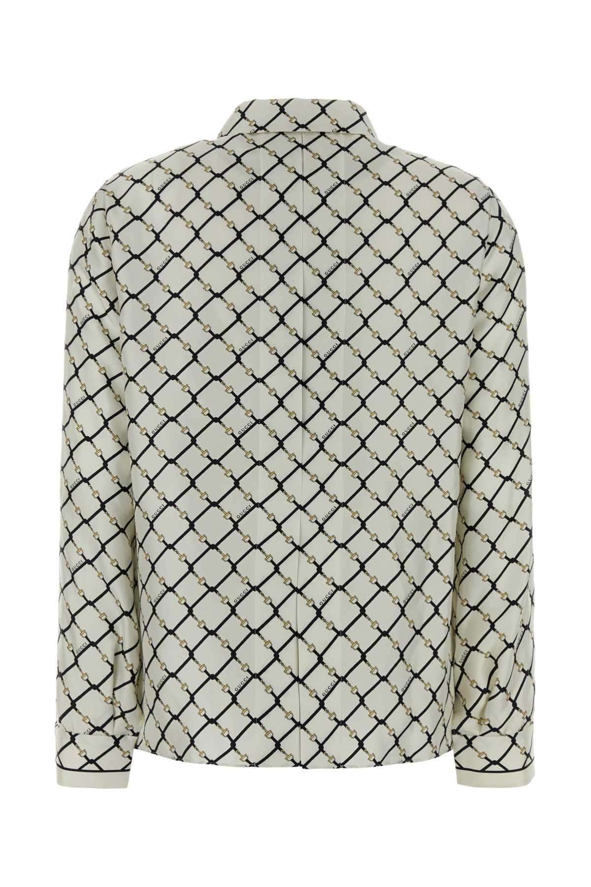 Gucci Printed Silk Shirt Size M / US 6-8 / IT 42-44 - 2 Thumbnail