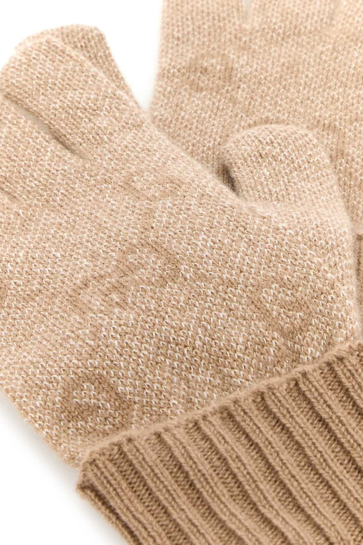 Gucci Beige Cashmere Blend Gloves Size ONE SIZE - 2 Thumbnail