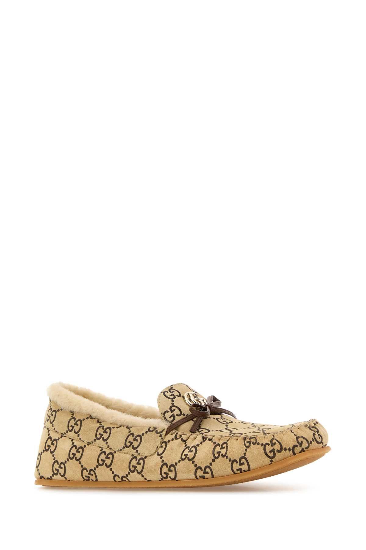 Gucci Printed Leather Loafers Size US 6 / IT 36 - 2 Thumbnail