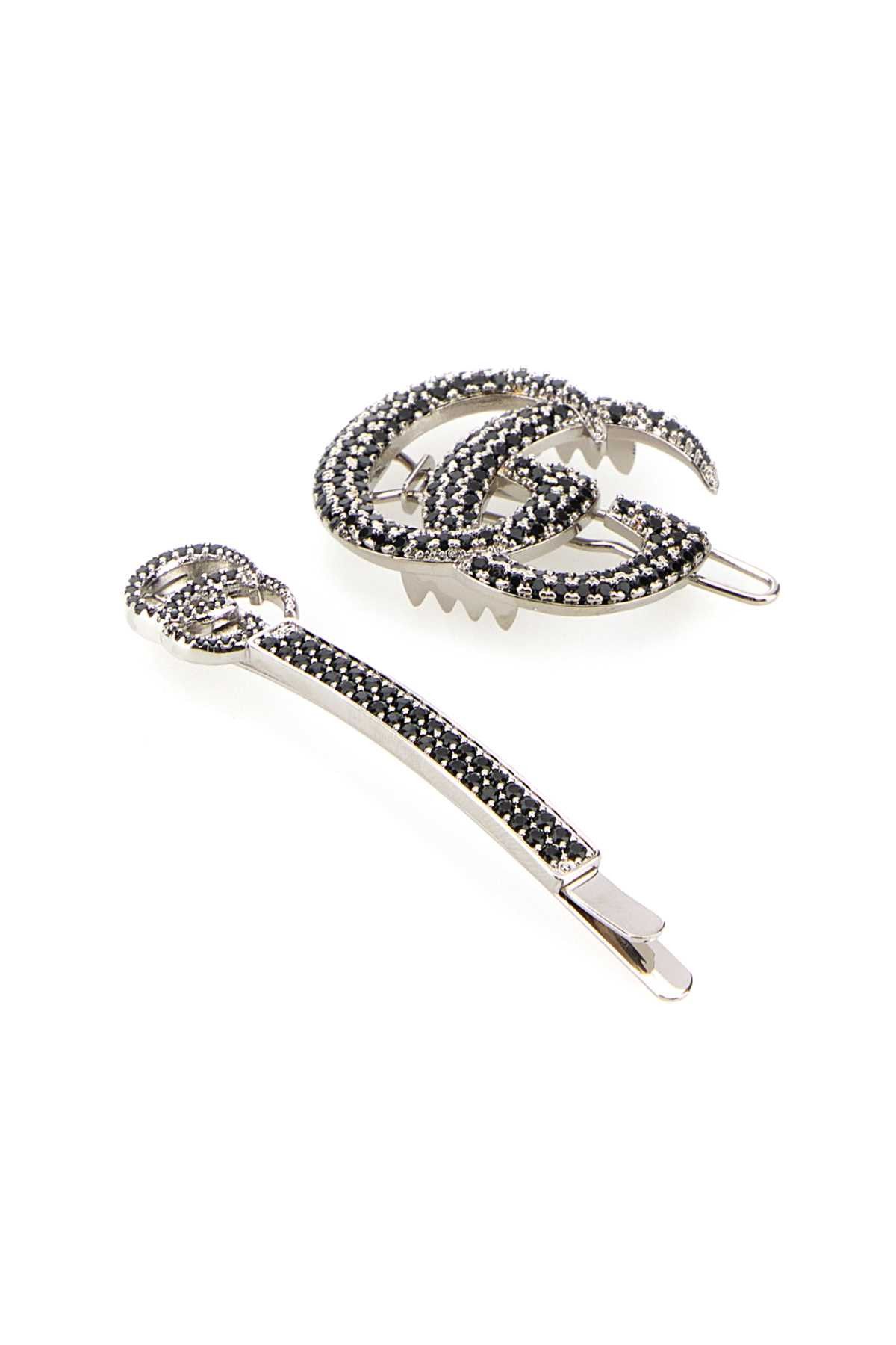 Gucci Silver Metal Hair Clips Set Size ONE SIZE - 2 Thumbnail