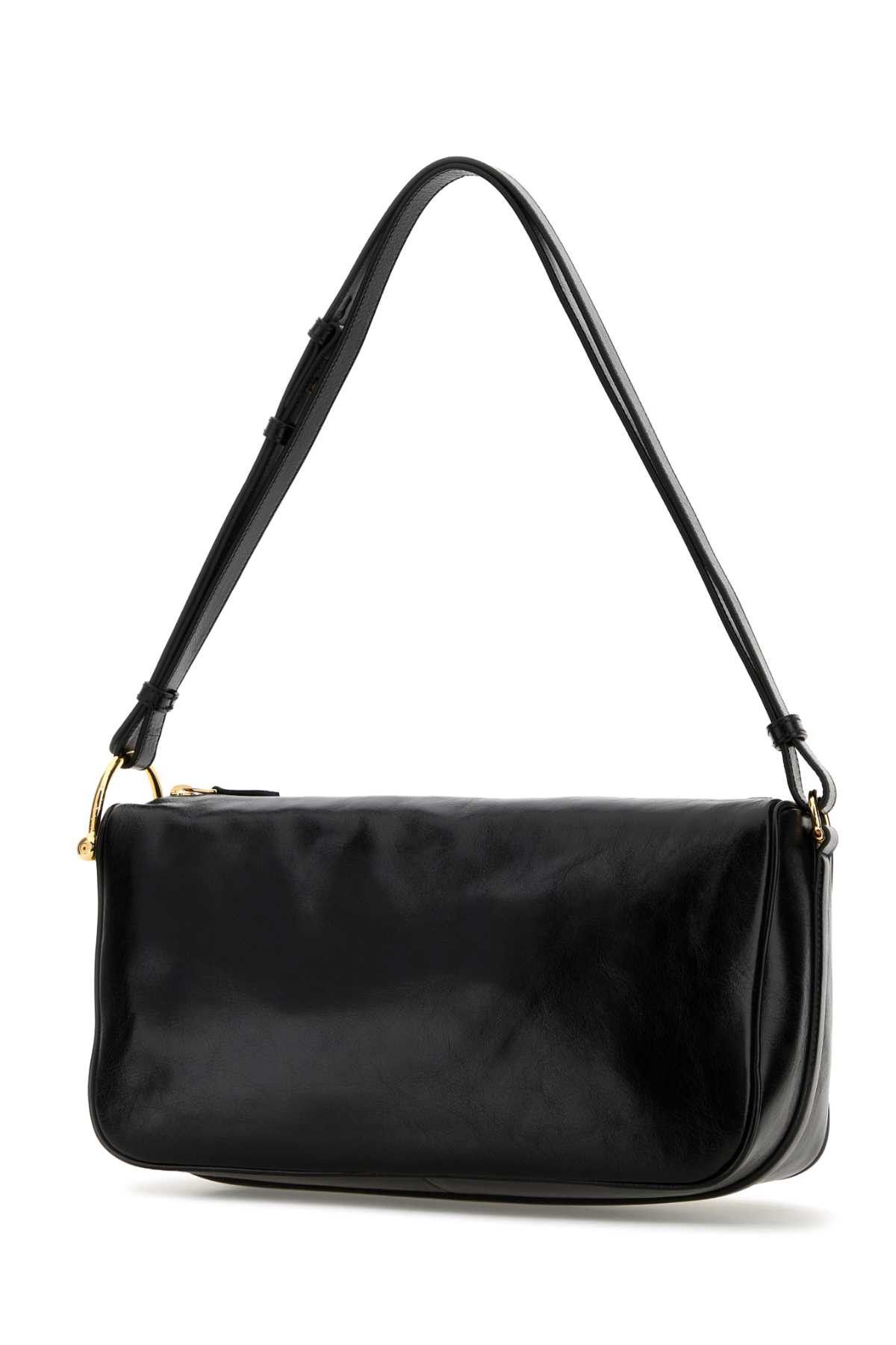Gucci Black Leather Shoulder Bag Size ONE SIZE - 2 Thumbnail