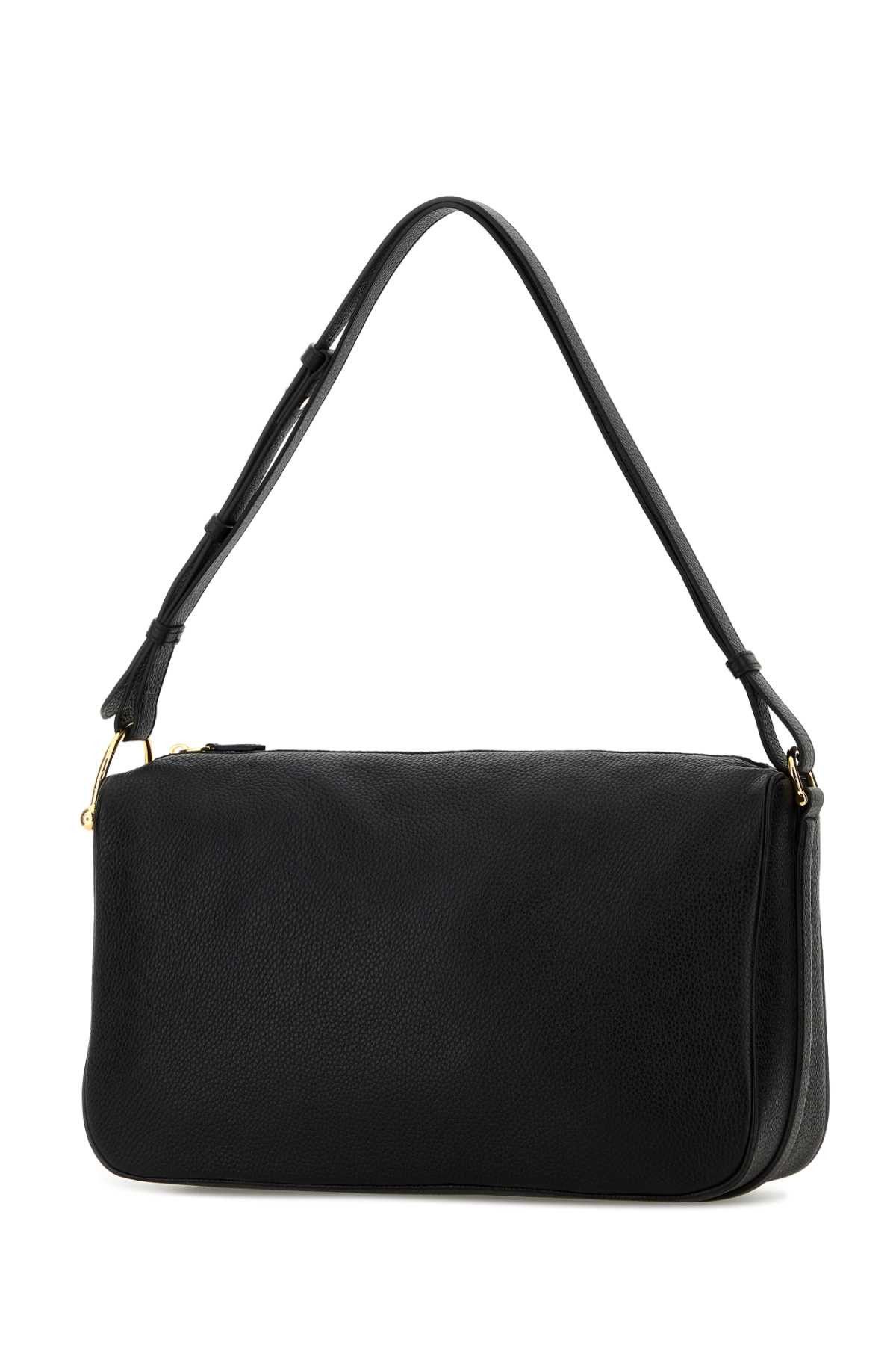 Gucci Black Leather Gucci Half Horsebit Shoulder Bag Size ONE SIZE - 2 Thumbnail