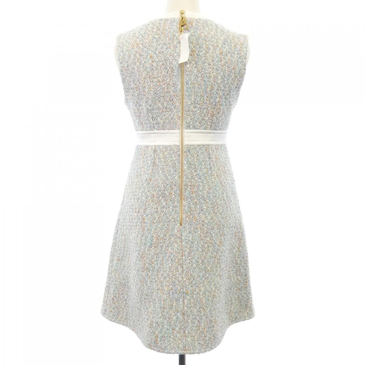 Louis Vuitton Louis Vuitton Louis Vuitton Stardust Lurex Tweed Dress Cotton Dresses FNDR64P24 DUTY FREE for USA Size ONE SIZE - 2 Thumbnail