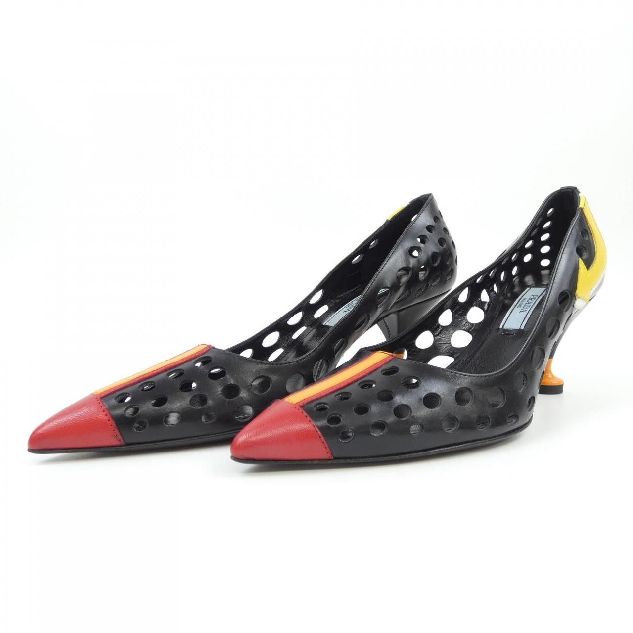 Prada Prada Prada Pumps Leather Shoes DUTY FREE for USA Size ONE SIZE - 3 Thumbnail