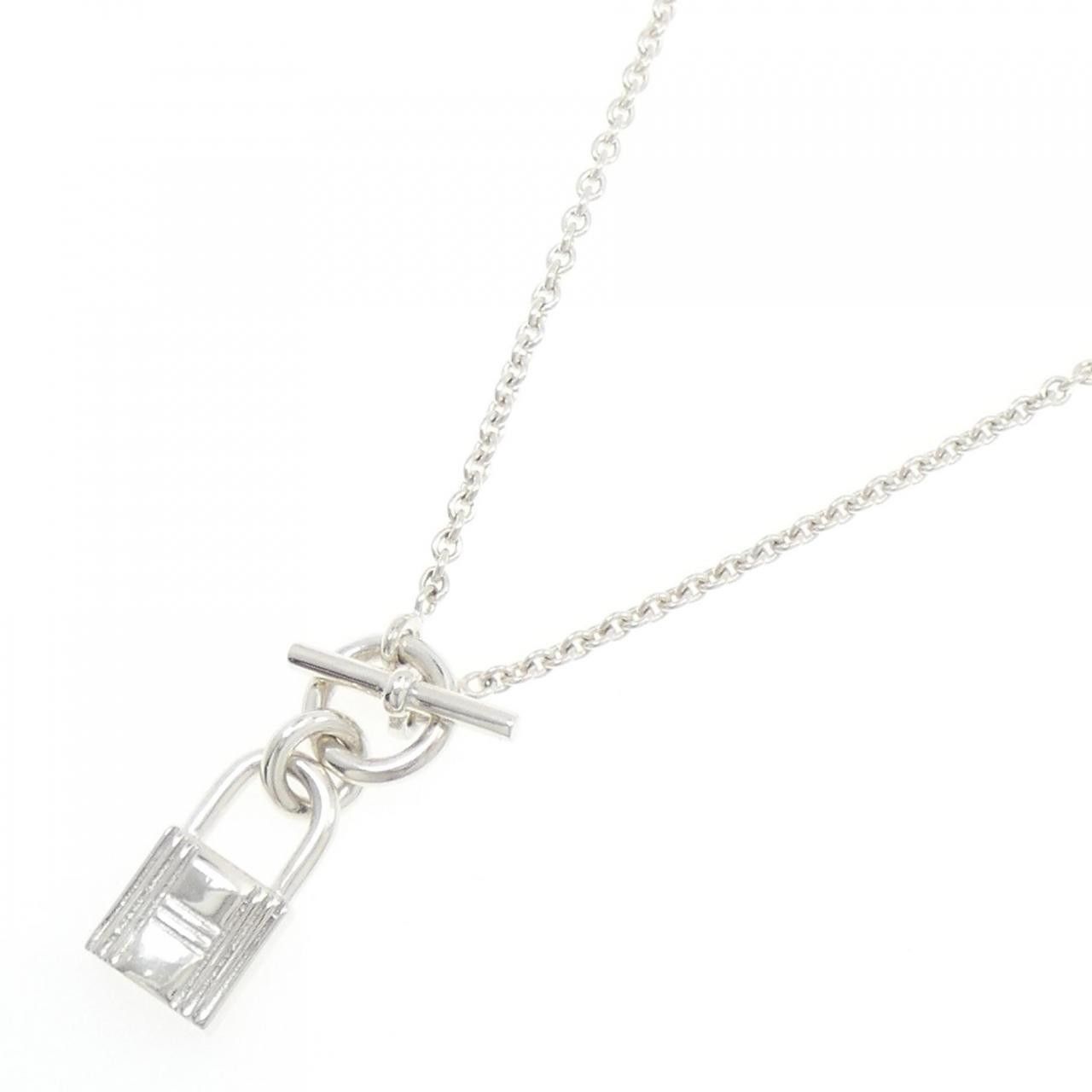 Hermes Hermes Hermès Amulette Cadena 925 Silver Necklace Metal Necklace DUTY FREE for USA Size ONE SIZE - 2 Thumbnail
