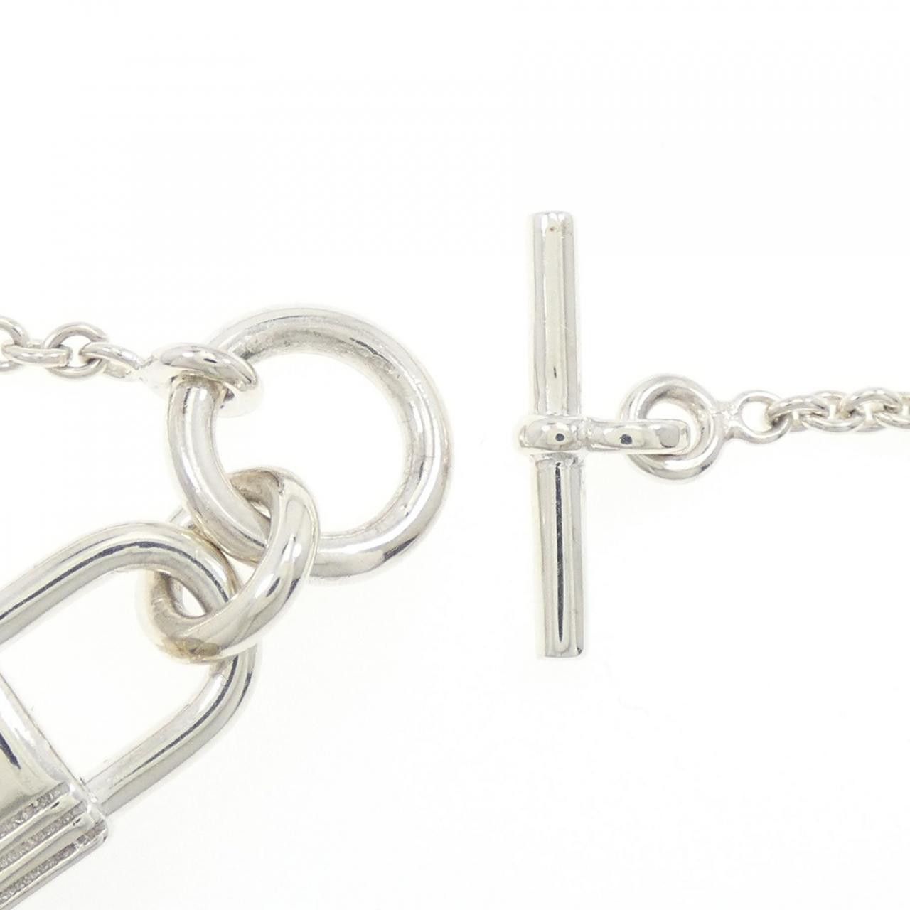 Hermes Hermes Hermès Amulette Cadena 925 Silver Necklace Metal Necklace DUTY FREE for USA Size ONE SIZE - 5 Thumbnail