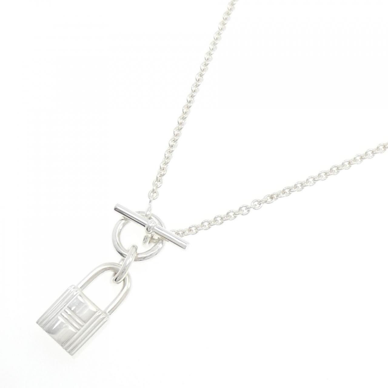 Hermes Hermes Hermès Amulette Cadena 925 Silver Necklace Metal Necklace DUTY FREE for USA Size ONE SIZE - 2 Thumbnail