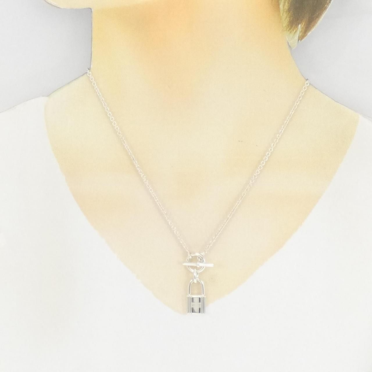 Hermes Hermes Hermès Amulette Cadena 925 Silver Necklace Metal Necklace DUTY FREE for USA Size ONE SIZE - 6 Thumbnail