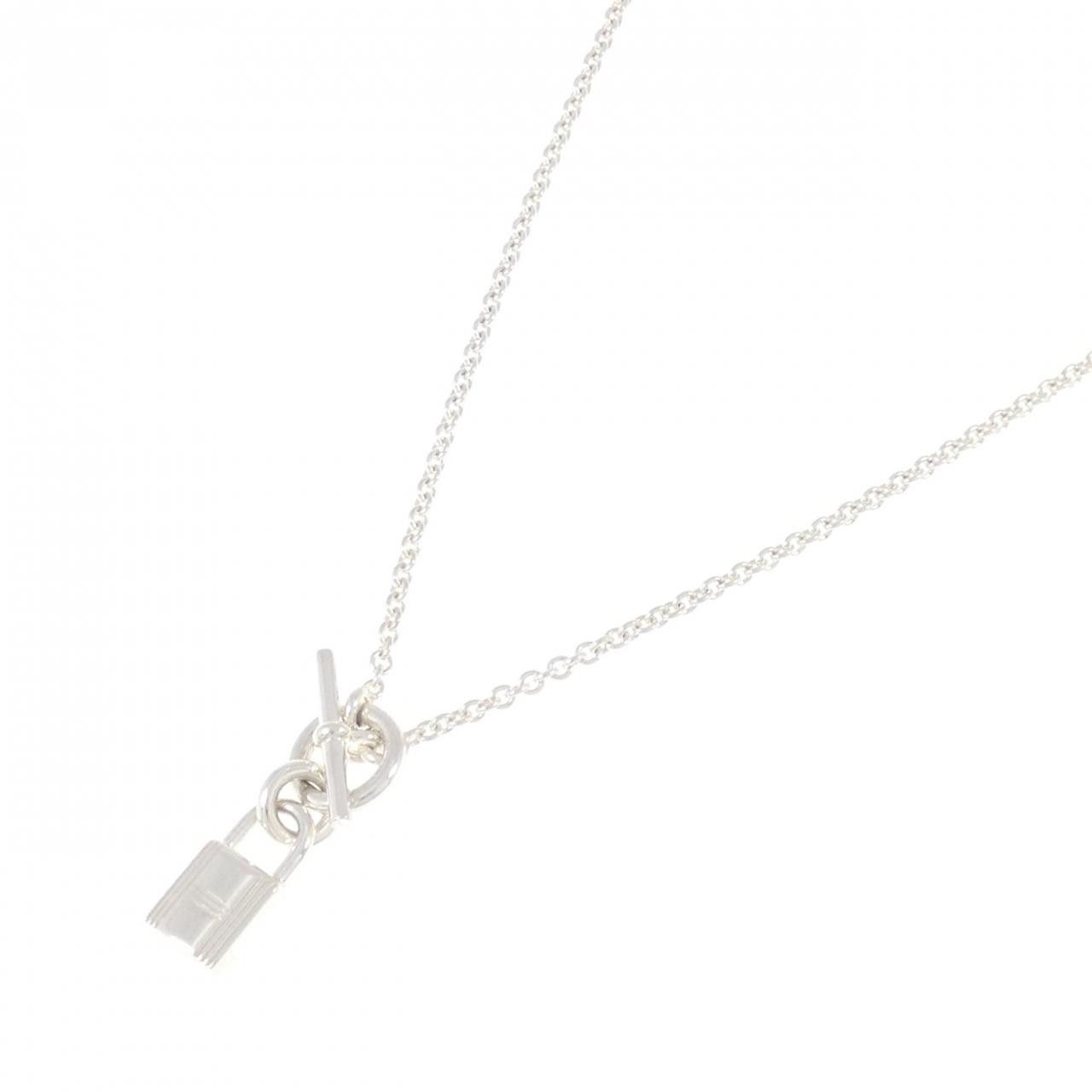 Hermes Hermes Hermès Amulette Cadena 925 Silver Necklace Metal Necklace DUTY FREE for USA Size ONE SIZE - 2 Thumbnail