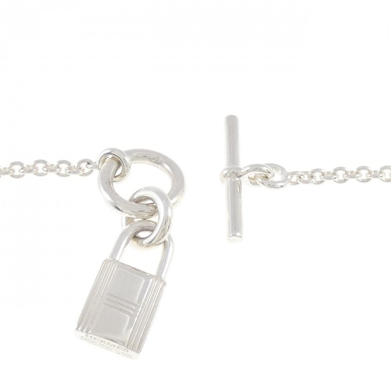 Hermes Hermes Hermès Amulette Cadena 925 Silver Necklace Metal Necklace DUTY FREE for USA Size ONE SIZE - 5 Thumbnail
