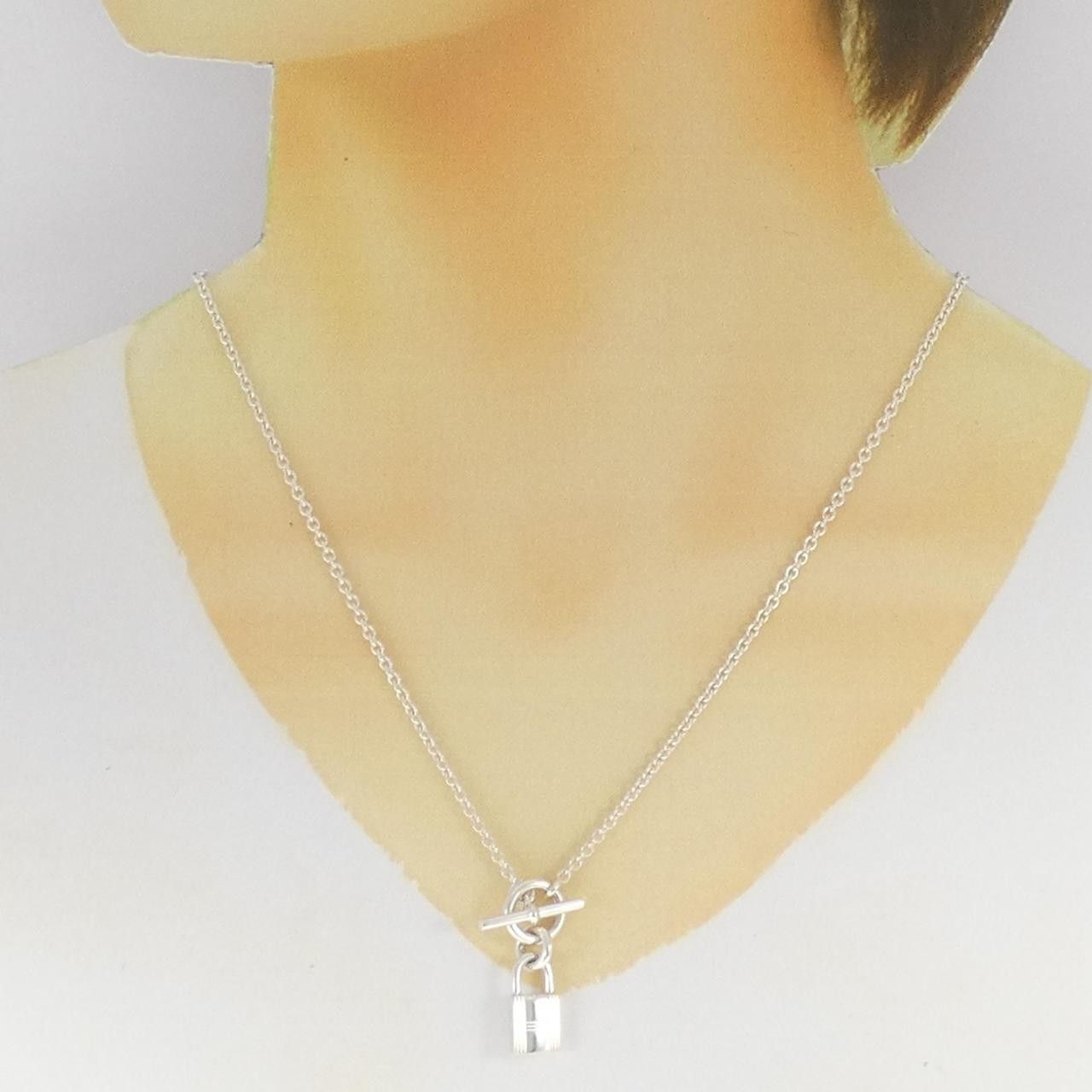 Hermes Hermes Hermès Amulette Cadena 925 Silver Necklace Metal Necklace DUTY FREE for USA Size ONE SIZE - 6 Thumbnail