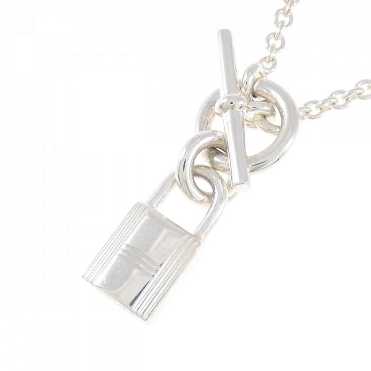 Hermes Hermes Hermès Amulette Cadena 925 Silver Necklace Metal Necklace DUTY FREE for USA Size ONE SIZE - 3 Thumbnail