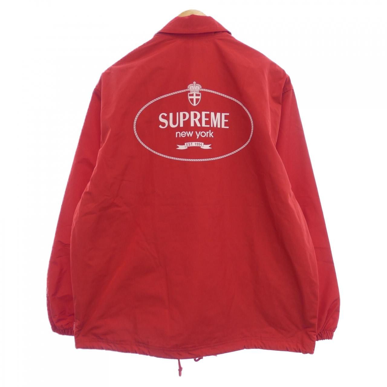 Supreme Supreme Supreme CREST COACHES Jacket Cotton Outerwear CREST COACHES DUTY FREE for USA Size ONE SIZE - 2 Thumbnail