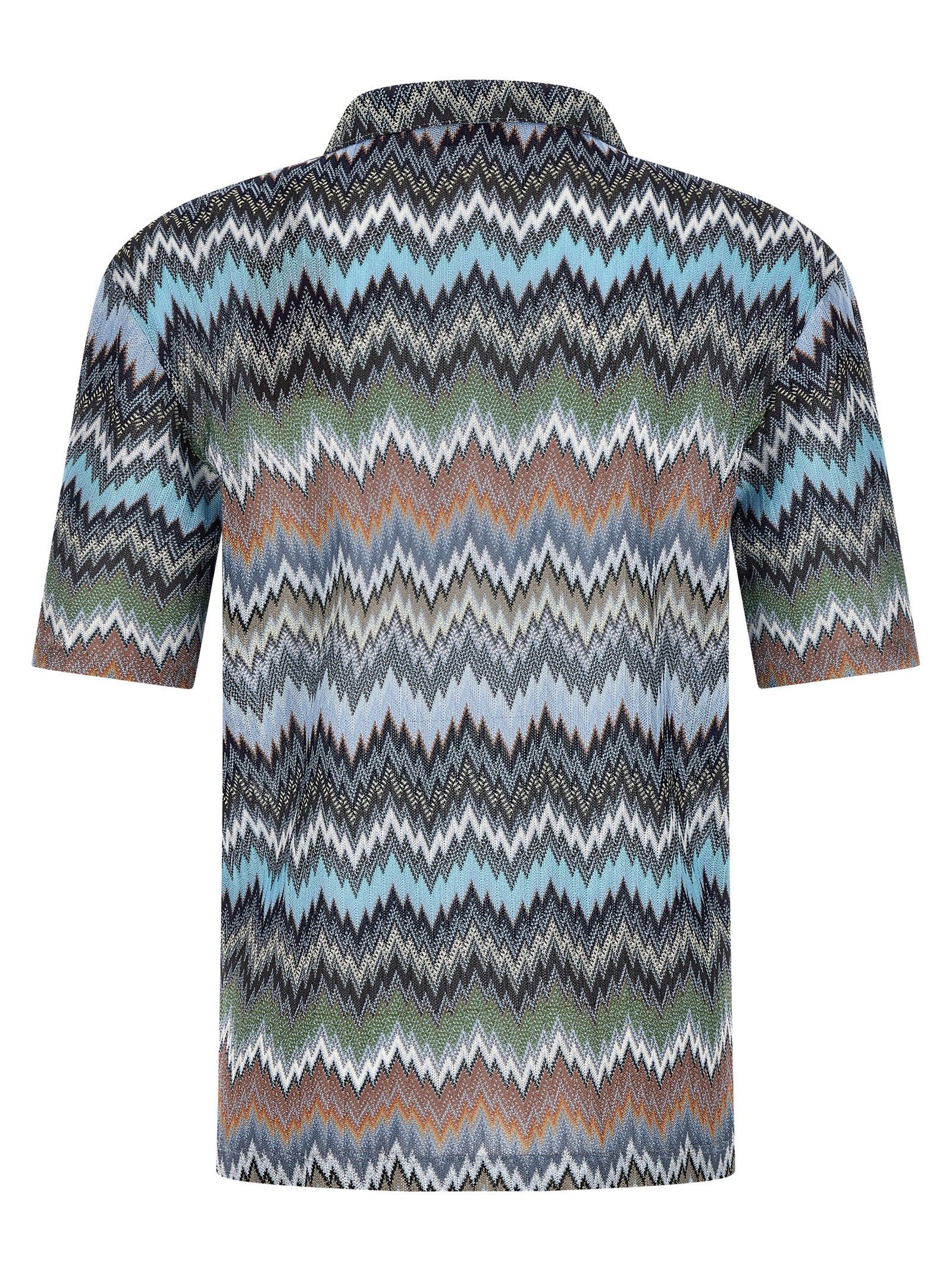 Missoni Chevron Snake Shirt Size US M / EU 48-50 / 2 - 2 Thumbnail