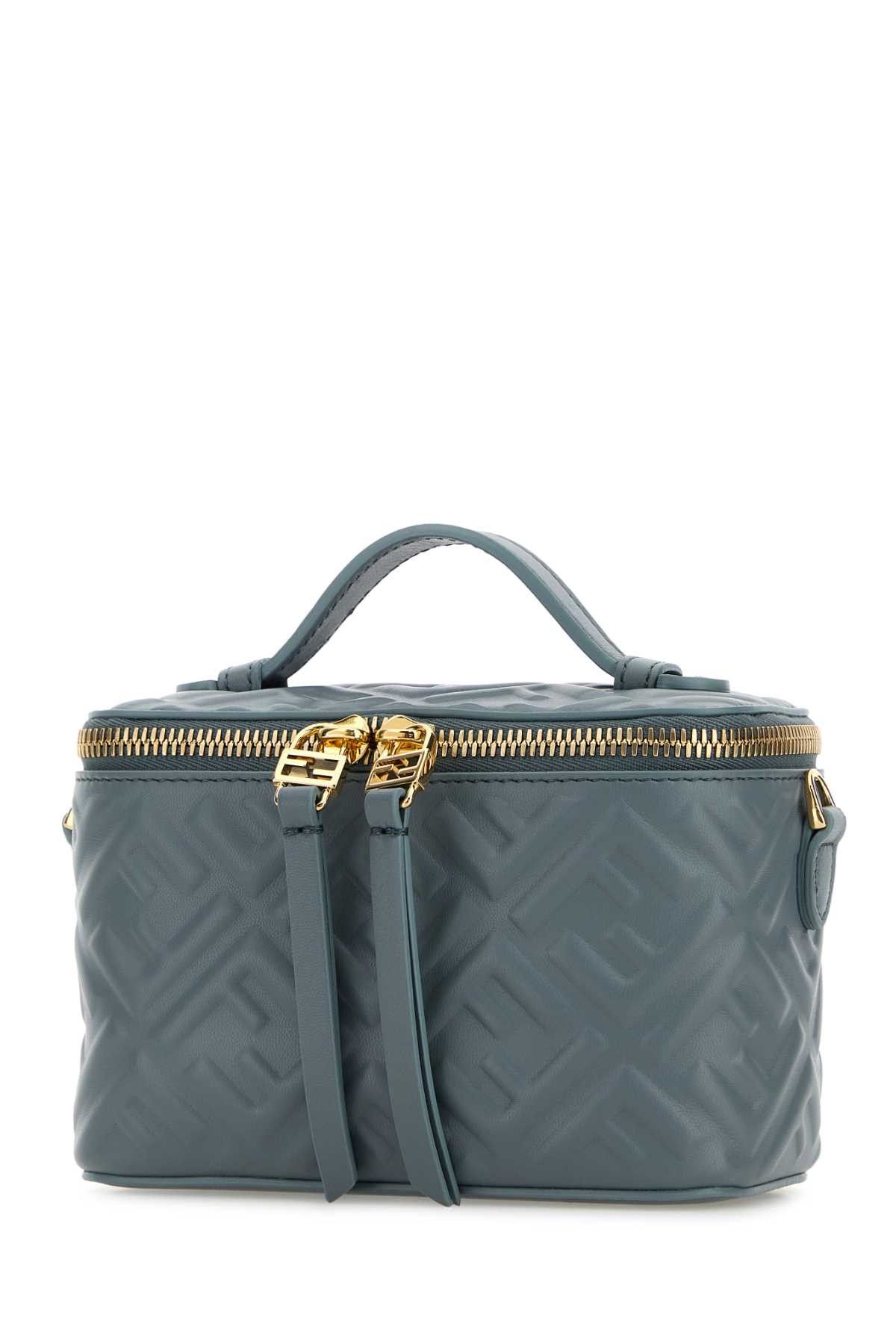 Fendi Cerulean Blue Leather Fendi Vanity Handbag Size ONE SIZE - 2 Thumbnail