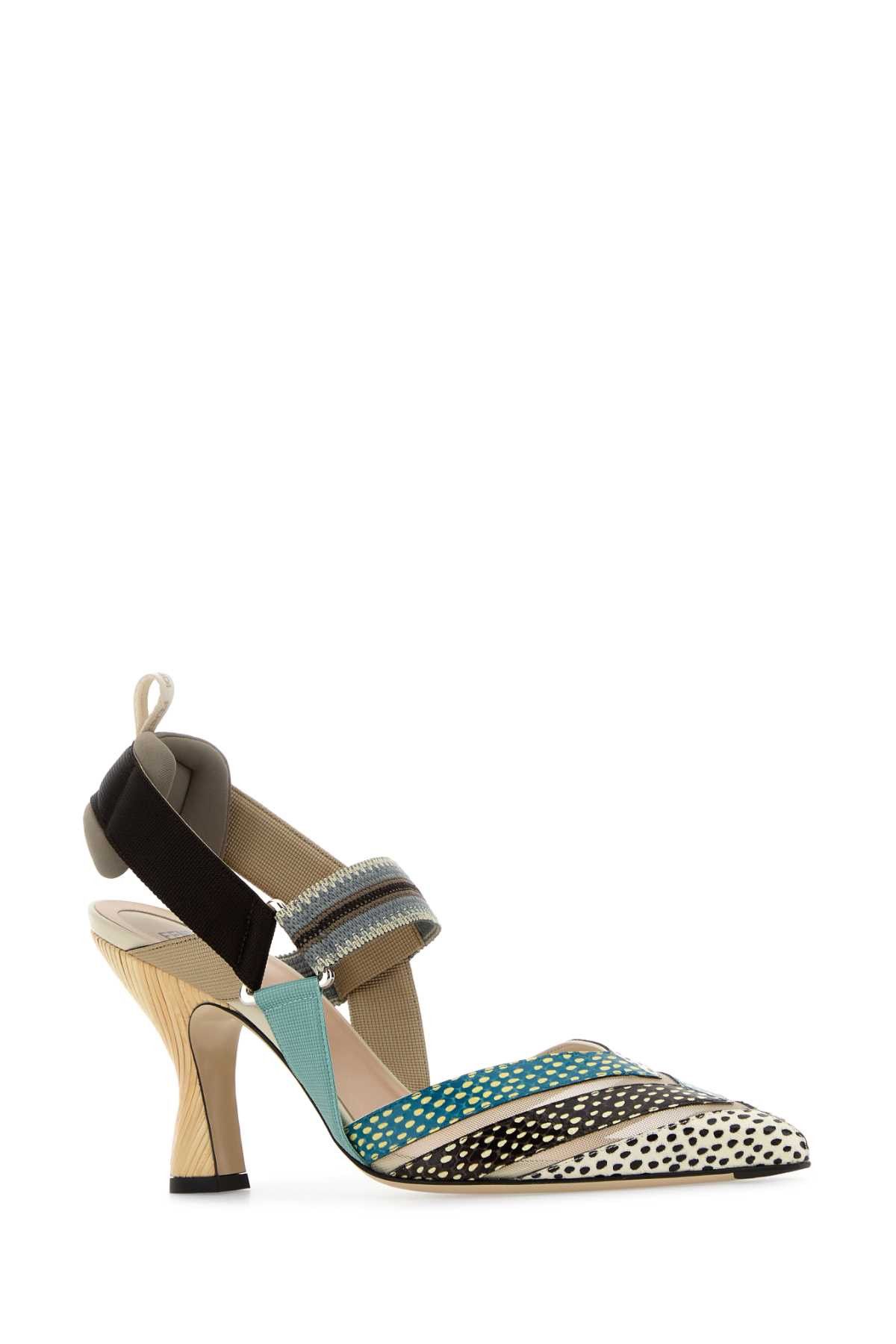 Multicolor Leather Colibrã¬ Pumps