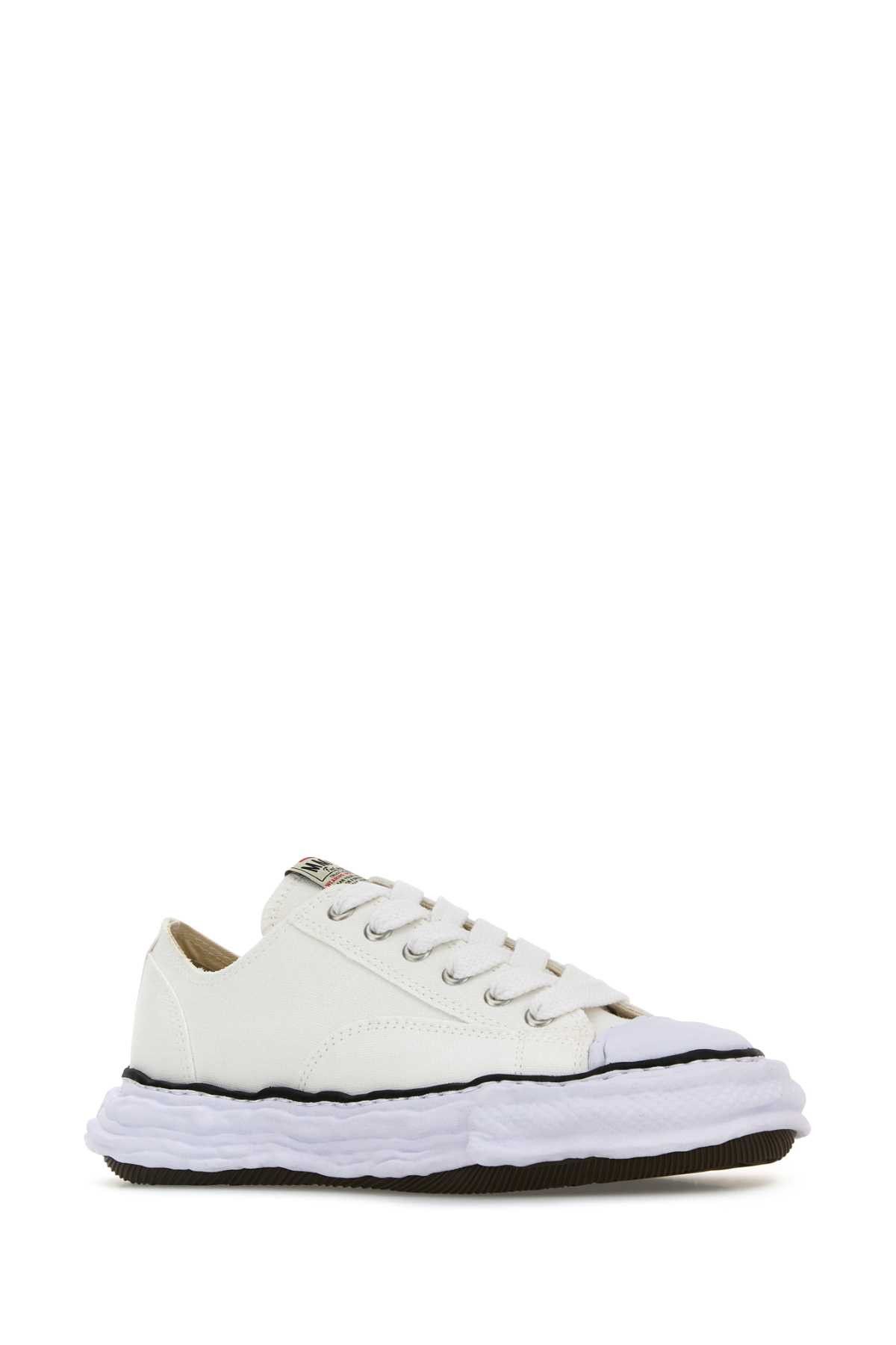 Maison MIHARA YASUHIRO White Canvas Sneakers Size US 11 / EU 44 - 2 Thumbnail