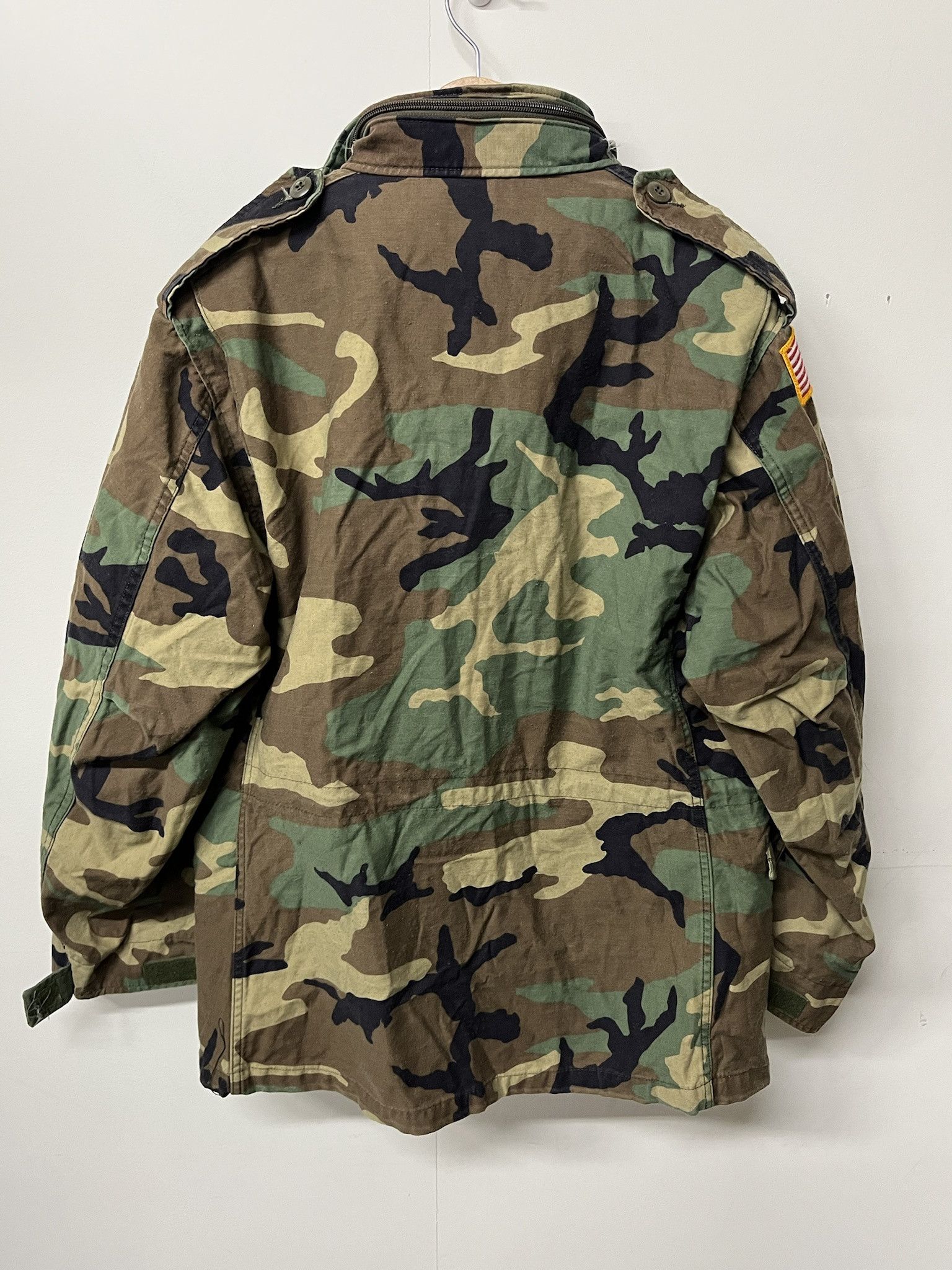 Carhartt Vintage 1990s M65 Army Jacket US Military BDU Woodland Camo Field Jacket Size M Size US M / EU 48-50 / 2 - 4 Thumbnail