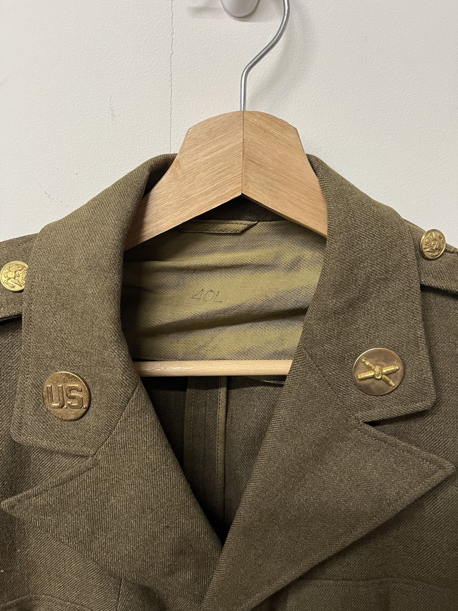 Vintage Vintage WW2 Military OG 107 US Army Long Coat Size 40L Size US M / EU 48-50 / 2 - 4 Thumbnail