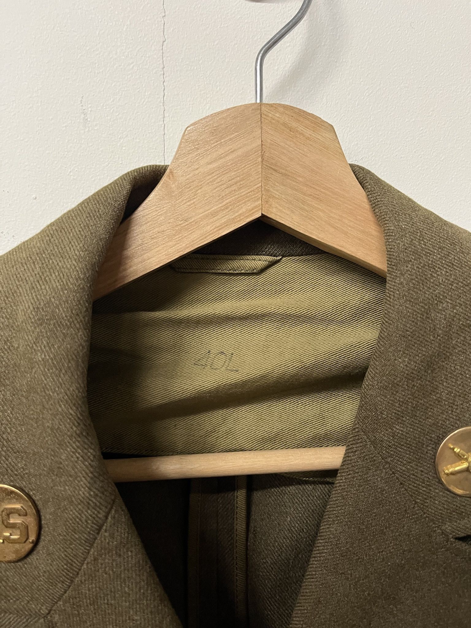 Vintage Vintage WW2 Military OG 107 US Army Long Coat Size 40L Size US M / EU 48-50 / 2 - 2 Thumbnail