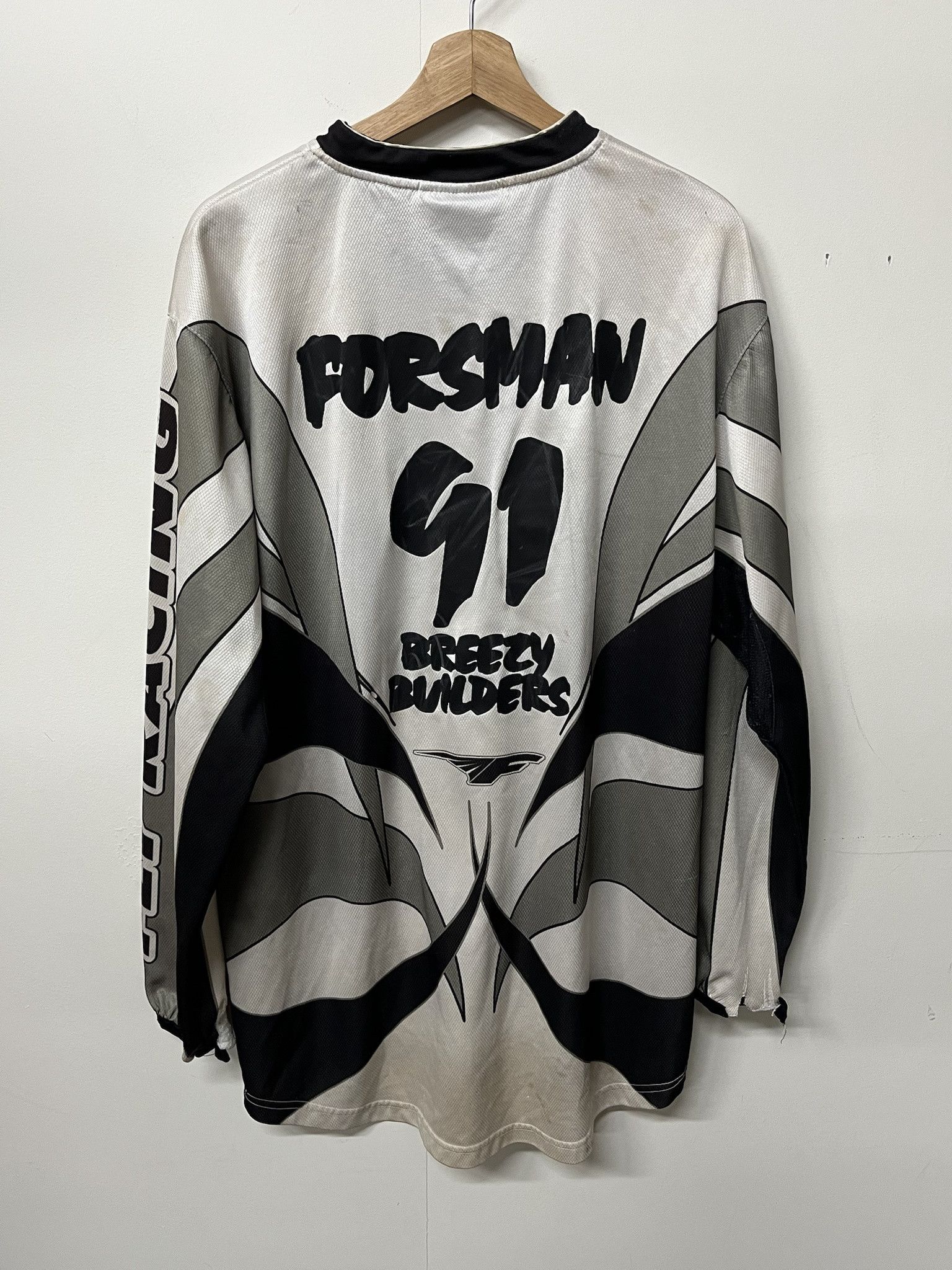 Affliction Vintage 2000s Fly Racing Tribal Pattern Racing Longsleeve Jersey Size L Size US L / EU 52-54 / 3 - 3 Thumbnail