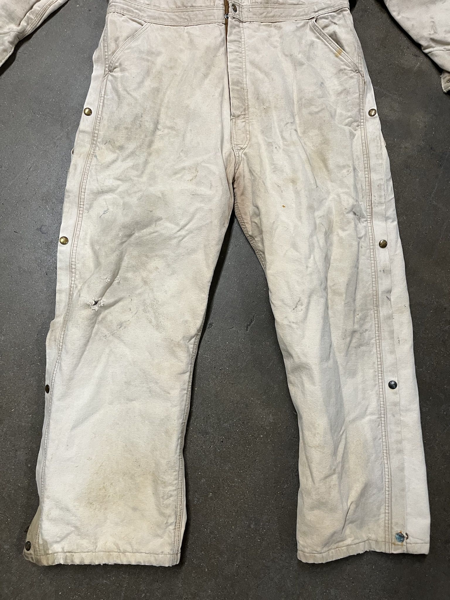 Carhartt × Vintage Vintage 1990s Carhartt Canvas Padded Overall Snow Suit Size XL Size US XL / EU 56 / 4 - 3 Thumbnail