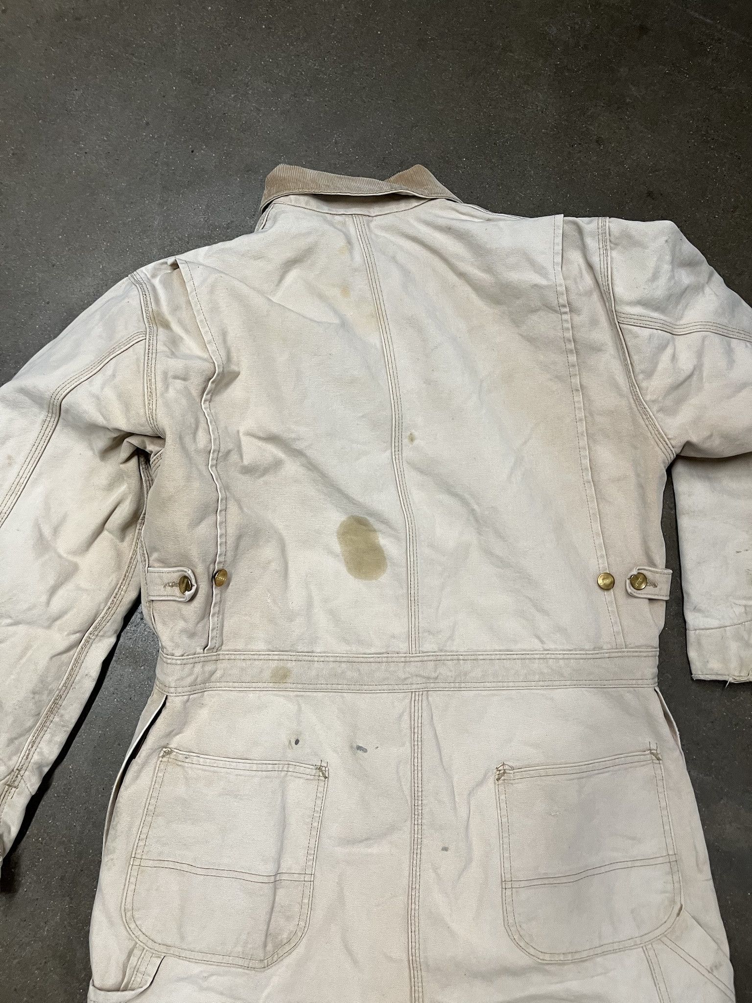 Carhartt × Vintage Vintage 1990s Carhartt Canvas Padded Overall Snow Suit Size XL Size US XL / EU 56 / 4 - 6 Thumbnail