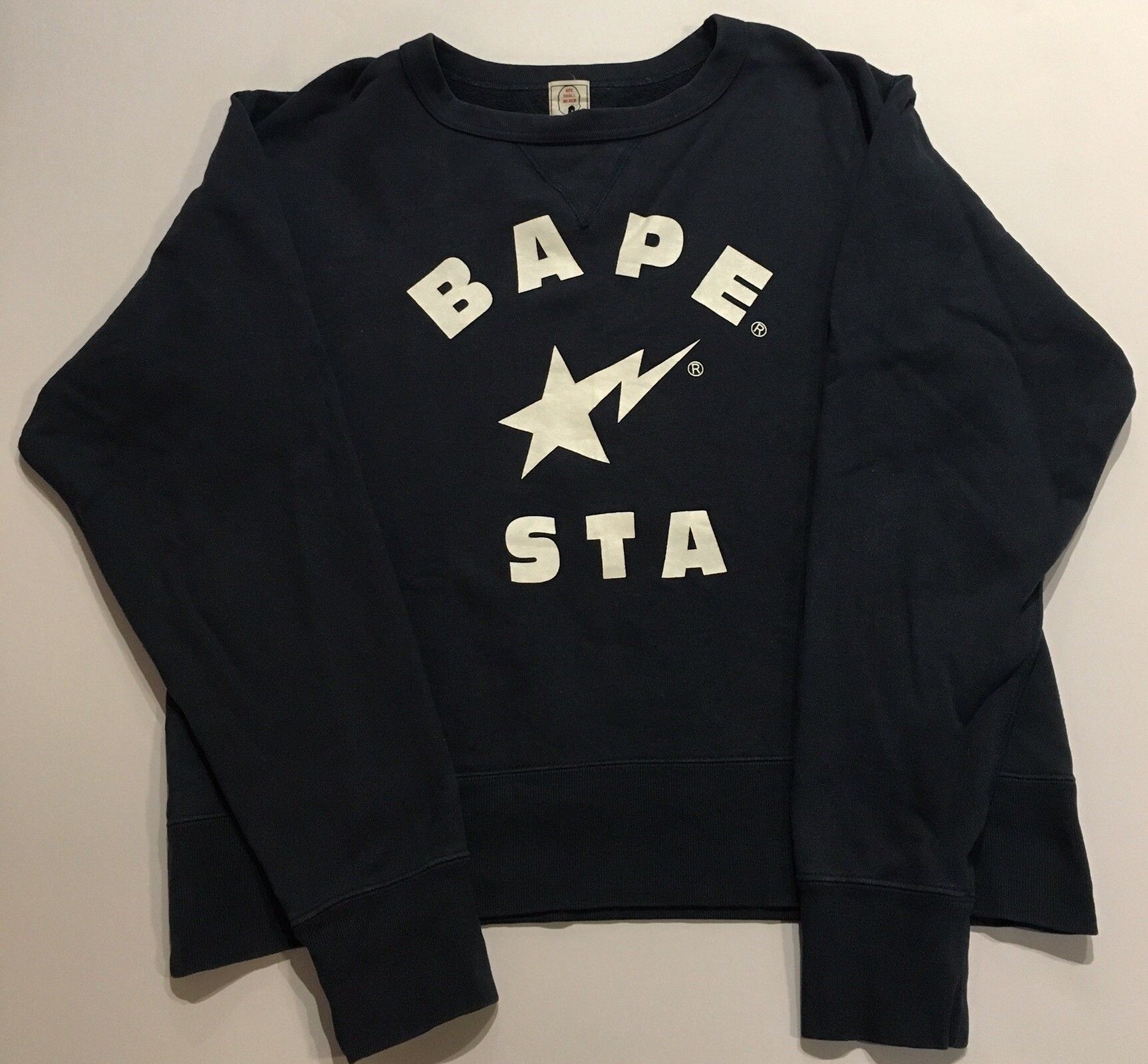 Bape Bape Bapesta Logo Crew Neck Size US S / EU 44-46 / 1 - 1 Preview