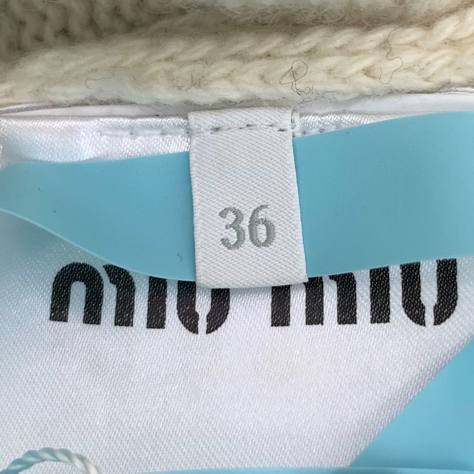 Miu Miu miu miu color-block zip-up knit jacket Size XS / US 0-2 / IT 36-38 - 6 Thumbnail