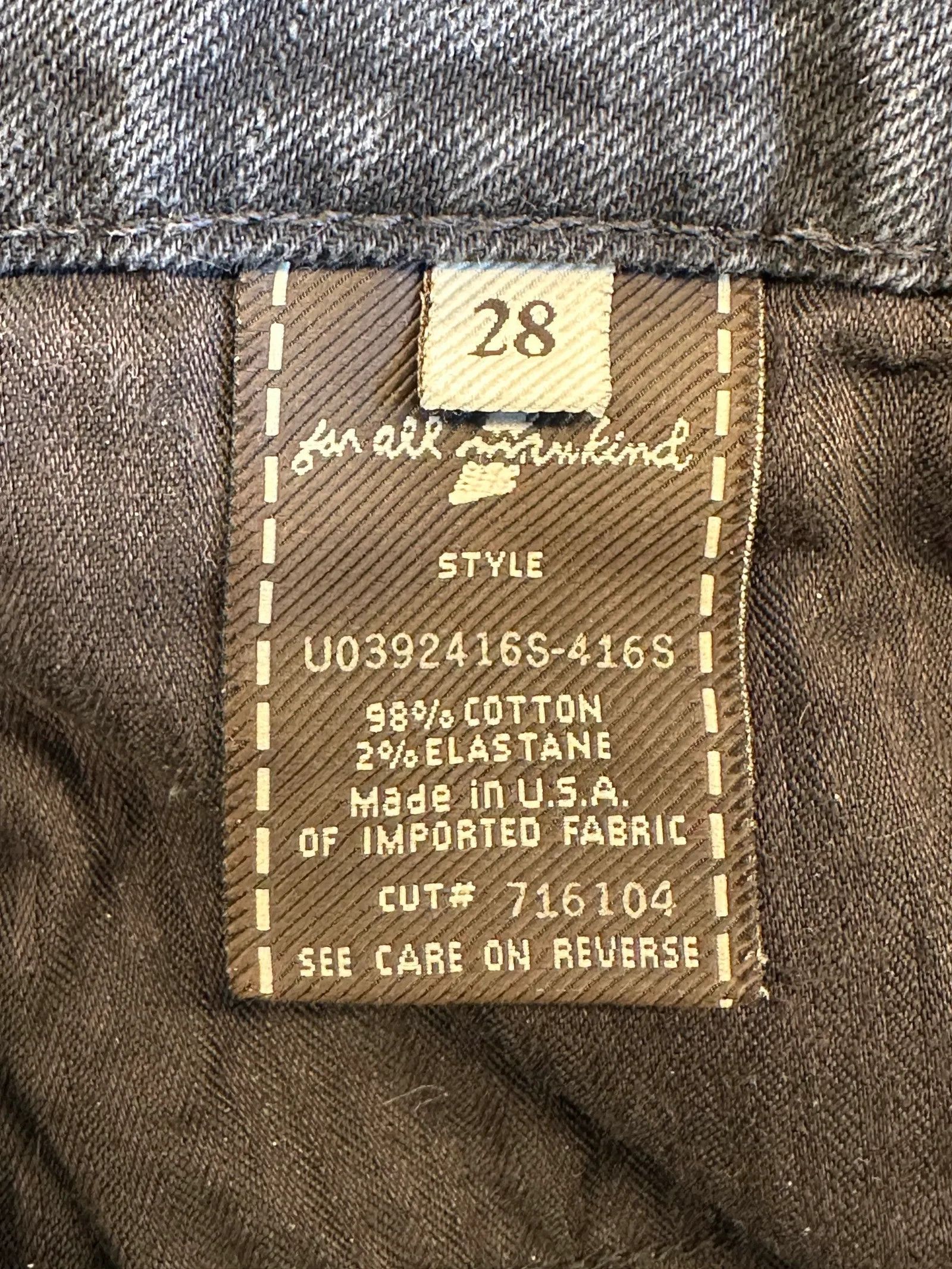 7 For All Mankind 7 For All Mankind Carolyn Jeans Size 28" / US 6 / IT 42 - 3 Thumbnail