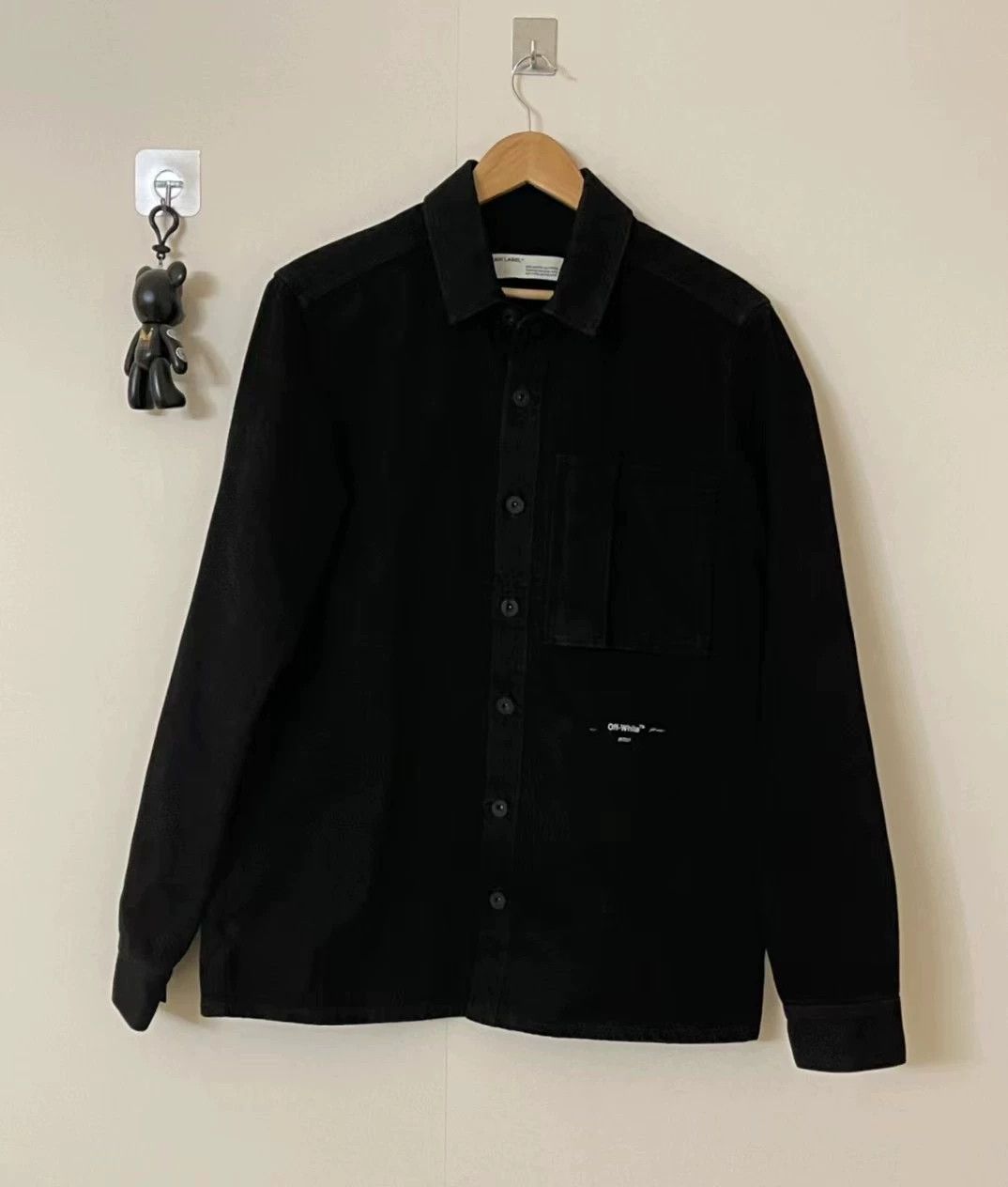 Saint Laurent Paris reflective black denim jacket for women Size ONE SIZE - 2 Thumbnail