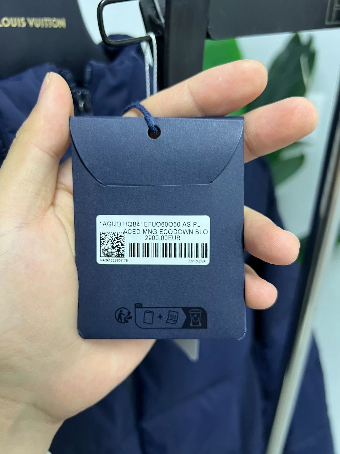 Louis Vuitton new lv blue hooded puffer jacket Size US M / EU 48-50 / 2 - 4 Thumbnail