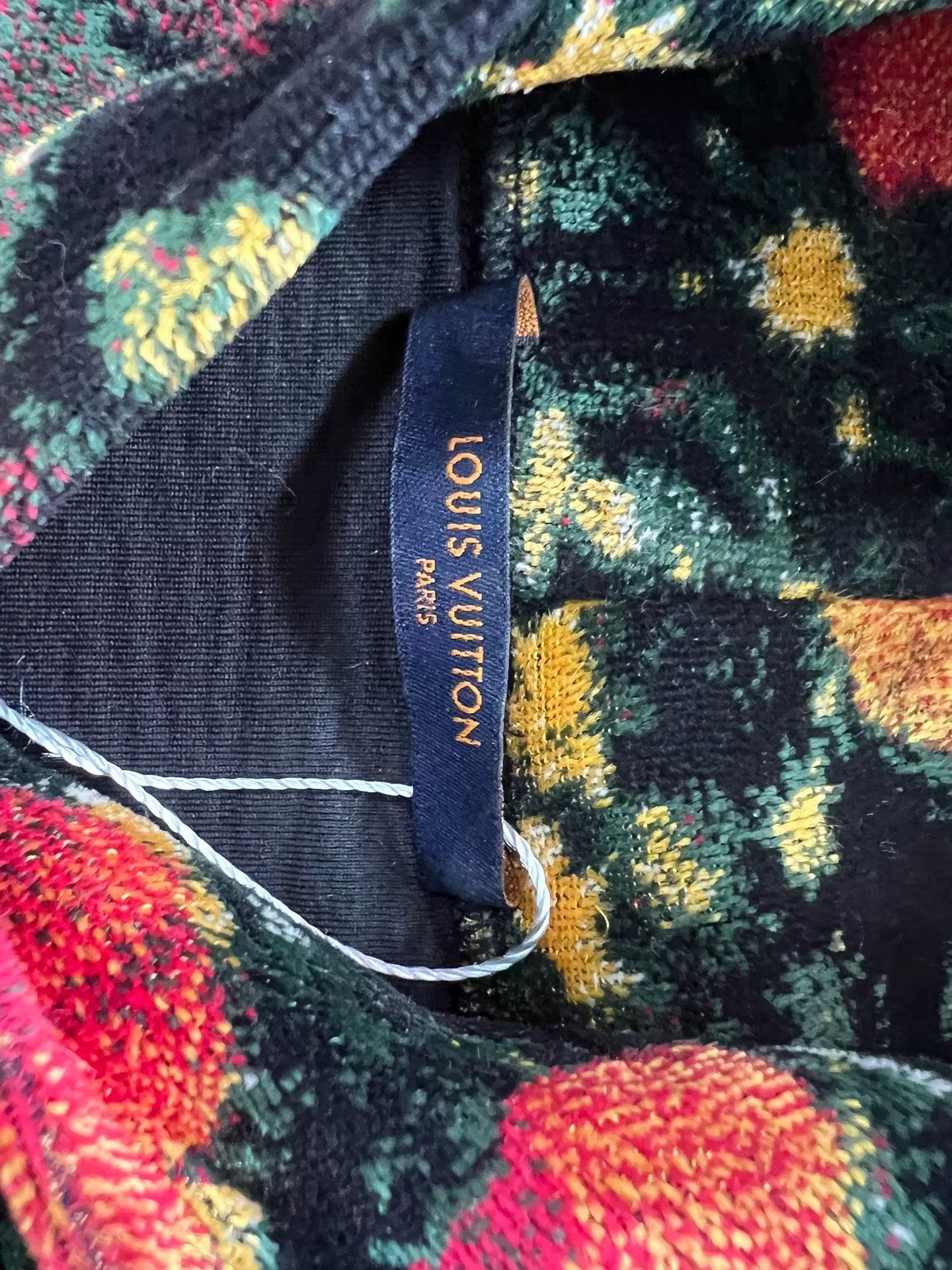 Louis Vuitton lv floral print hooded sweatshirt size m Size M / US 6-8 / IT 42-44 - 2 Thumbnail