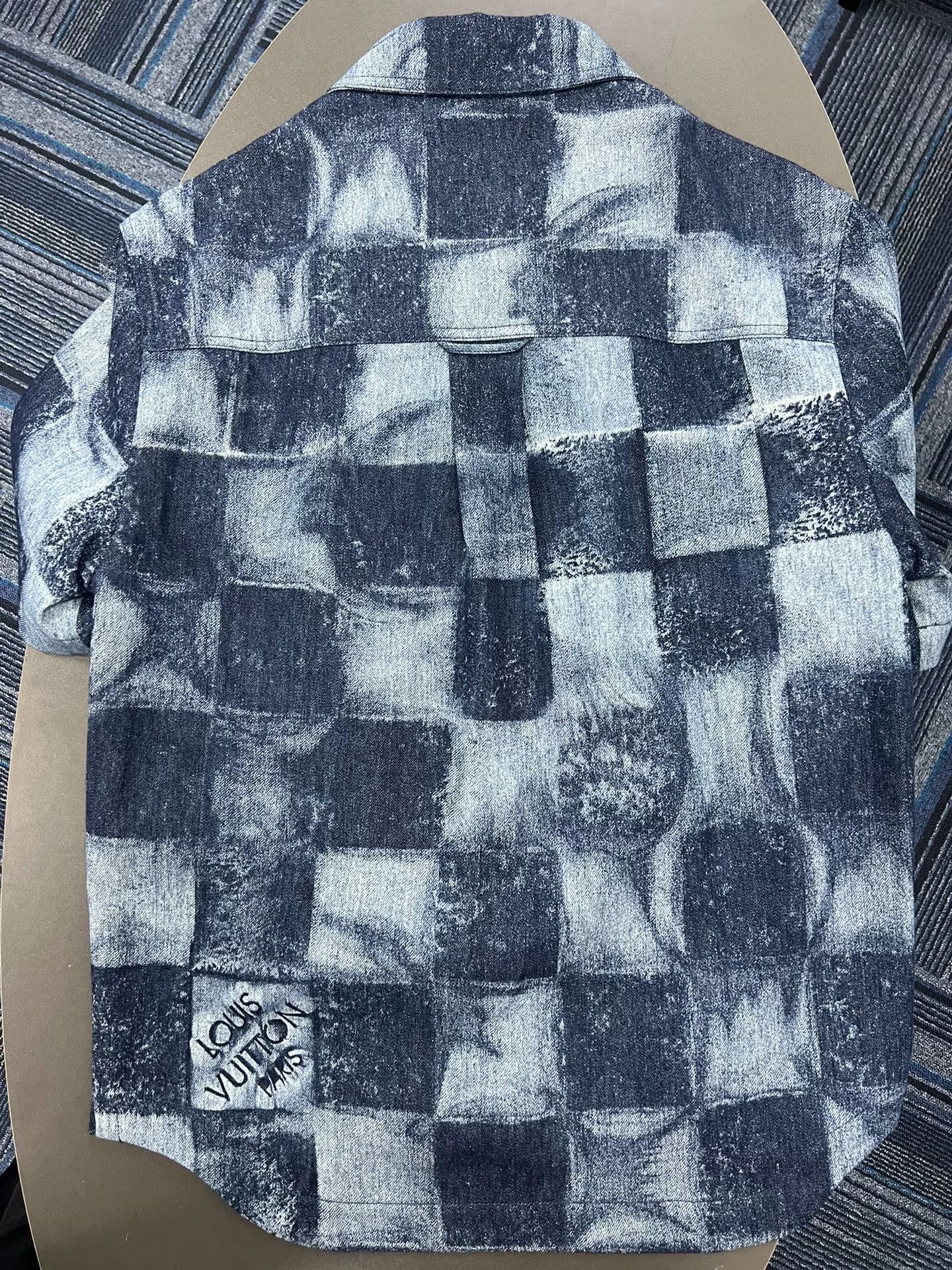 Louis Vuitton lv checkered short sleeve denim shirt Size US S / EU 44-46 / 1 - 2 Thumbnail